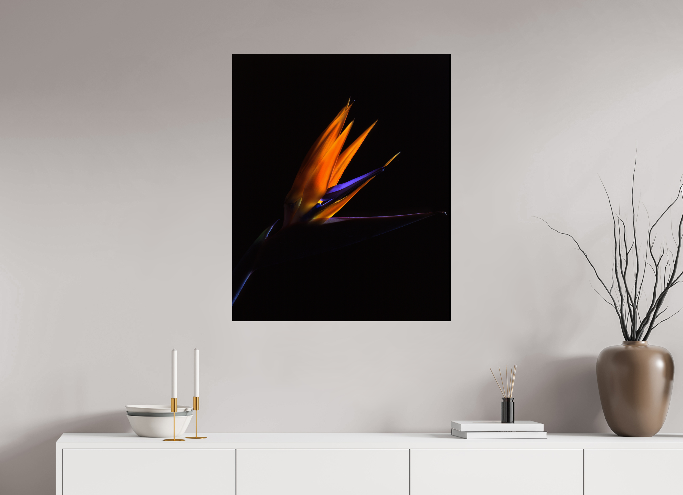 28 x 34.2″, Photo Print On Fuji Crystal DP II Bird of Paradise