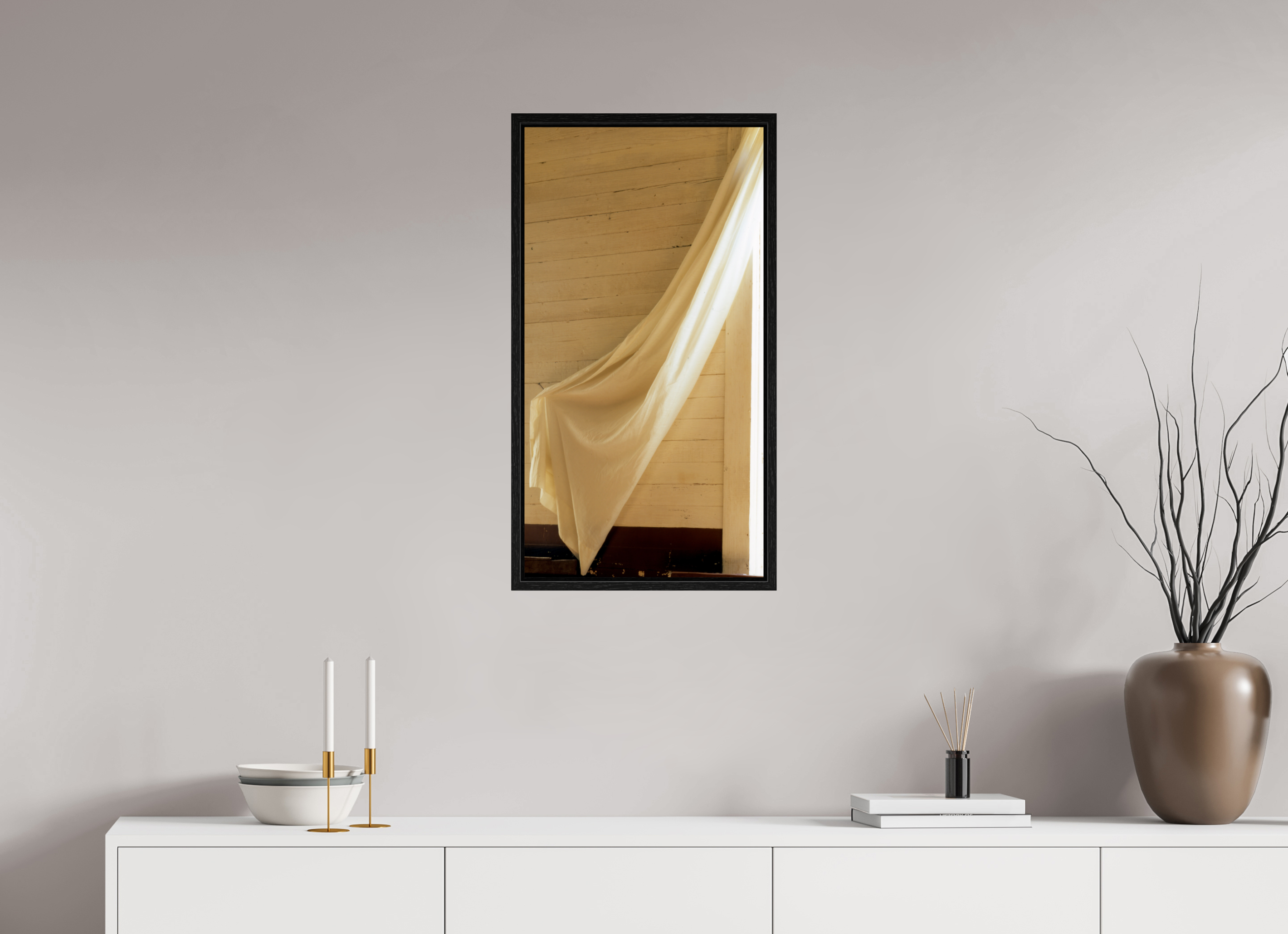 16 x 30.1″, Floater Frame Sash