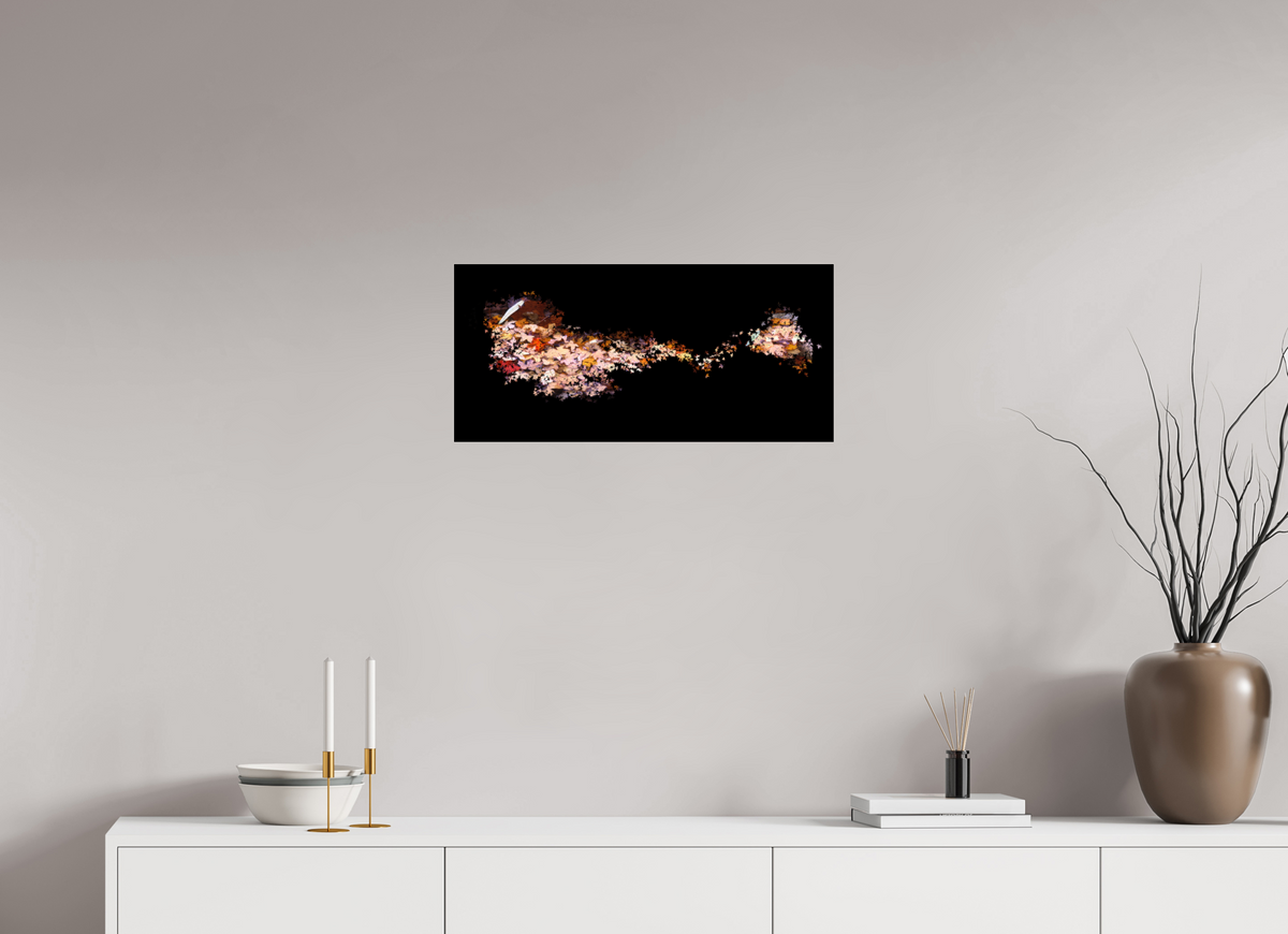 25.6 x 12″, Photo Print Under Acrylic Glass Fall