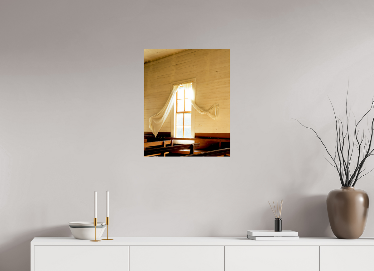 20 x 25.2″, Photo Print On Fuji Crystal DP II Church Window Fred Texas