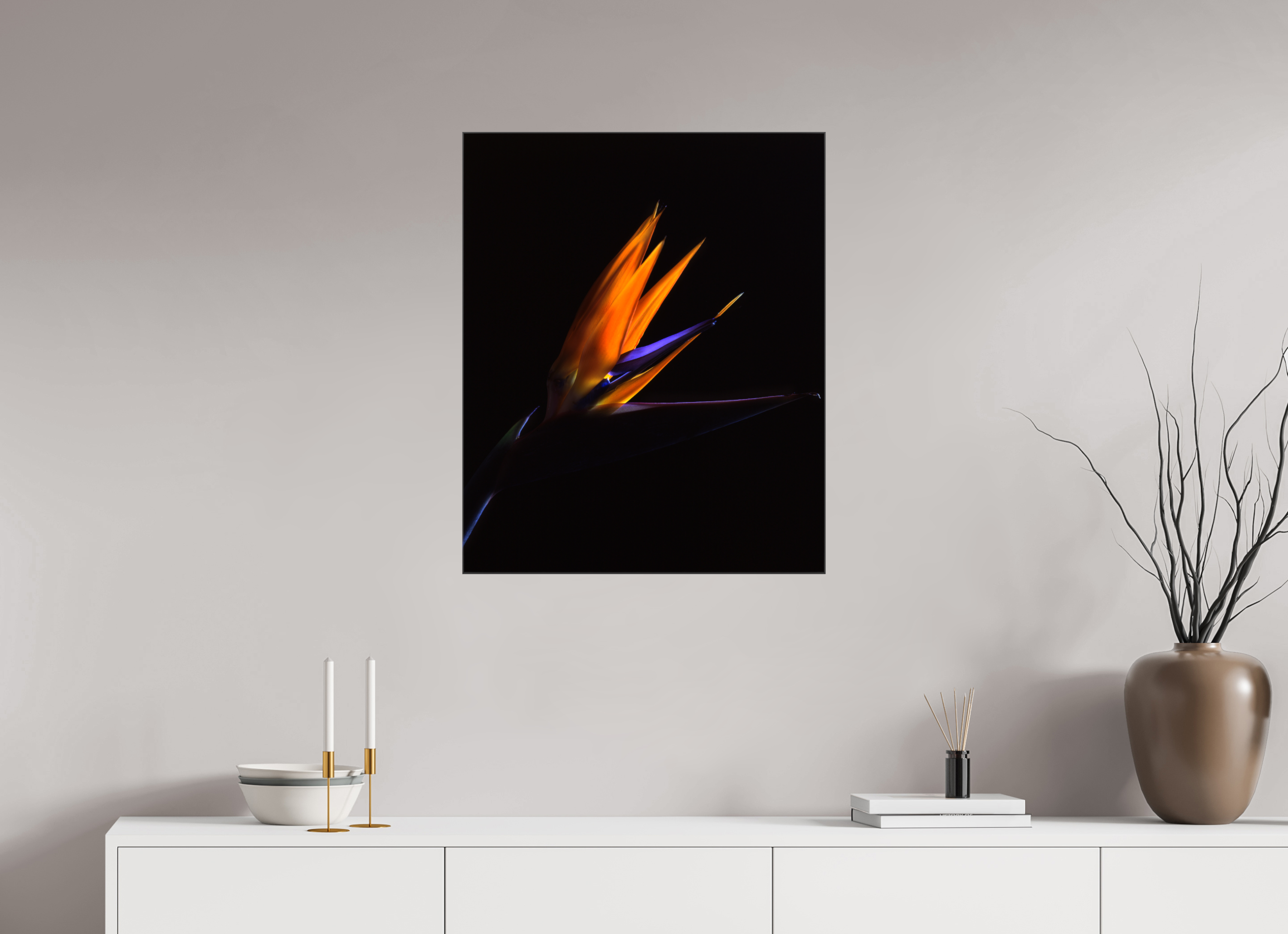 24 x 29.3″, Canvas Bird of Paradise