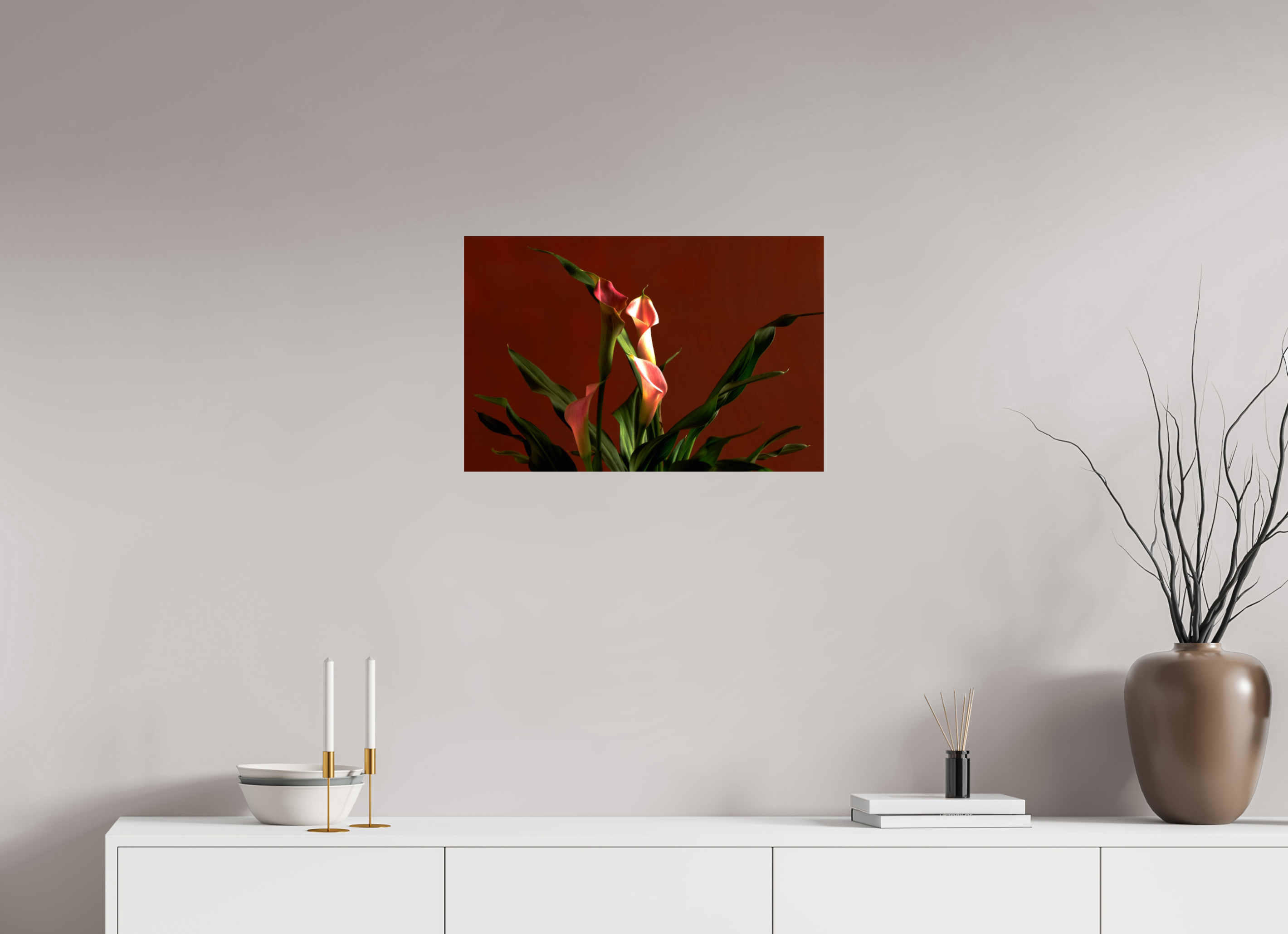 24.4 x 16″, Photo Print On Fuji Crystal DP II A study in Peach