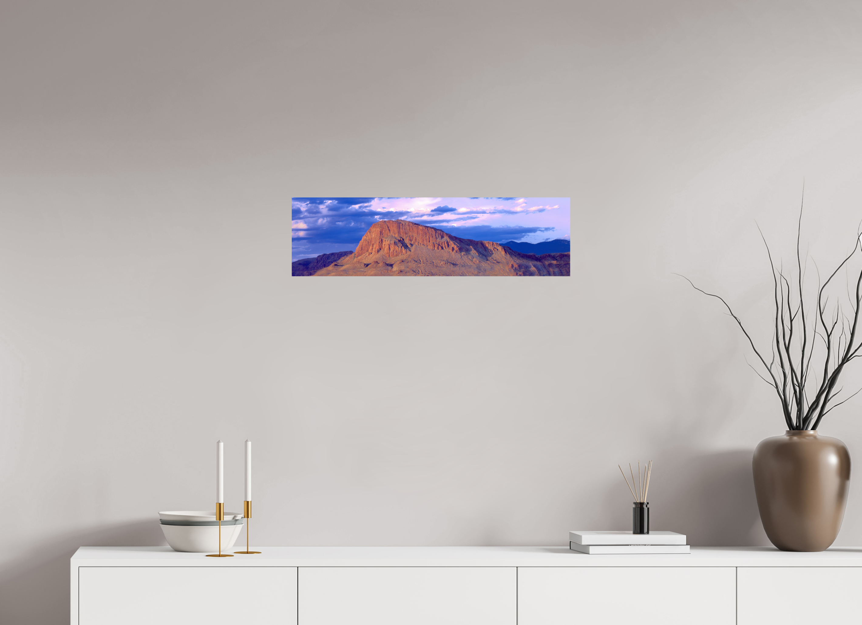 28.2 x 8″, Photo Print On Fuji Crystal DP II Outskirts of Study butte