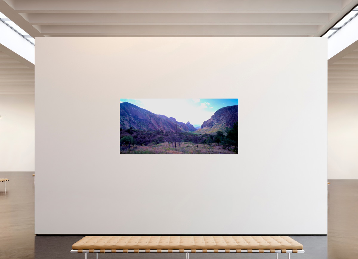 83.4 x 39″, Photo Print Under Acrylic Glass The window Big Bend national park