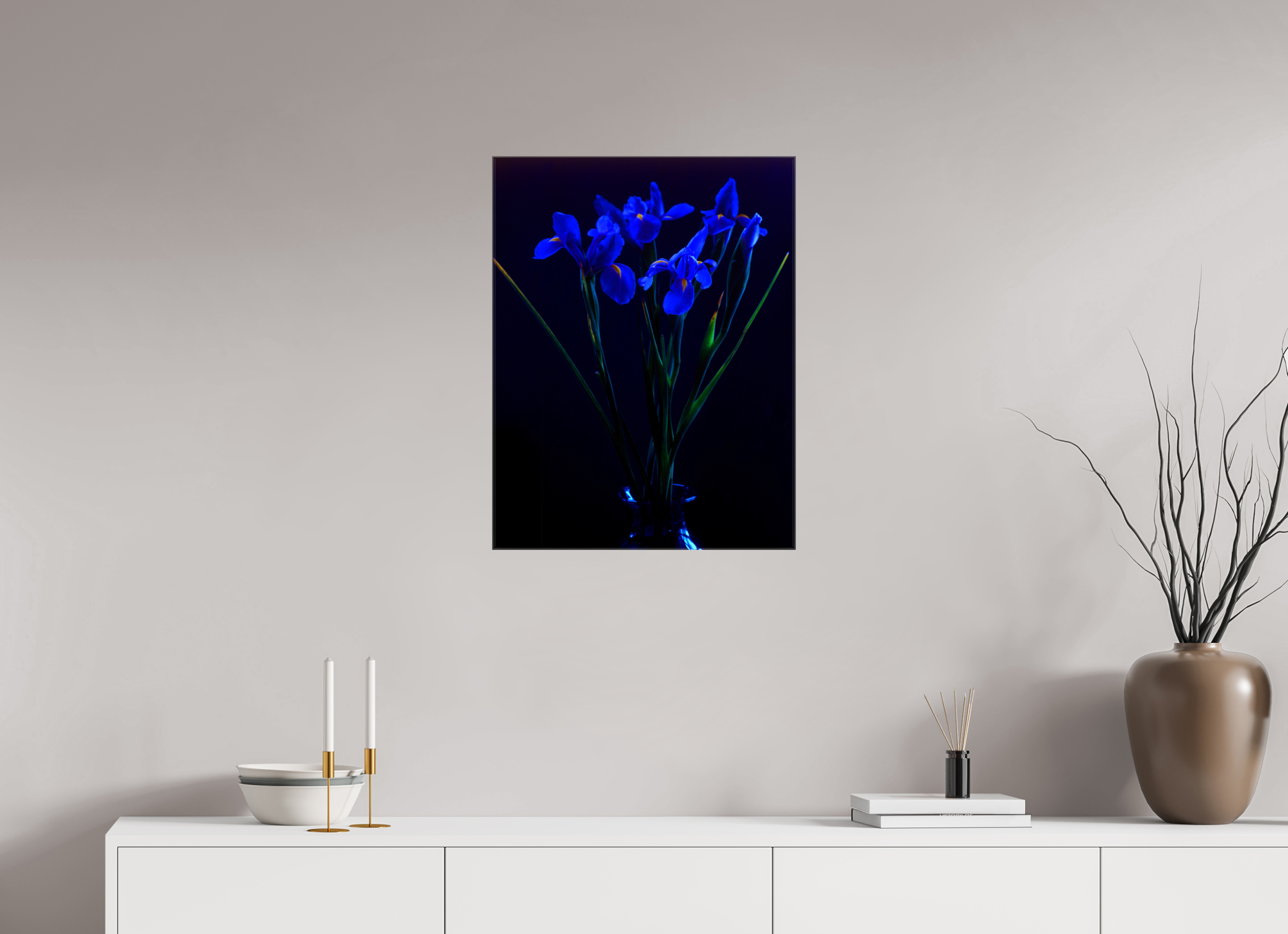 20 x 26.1″, Canvas Blue