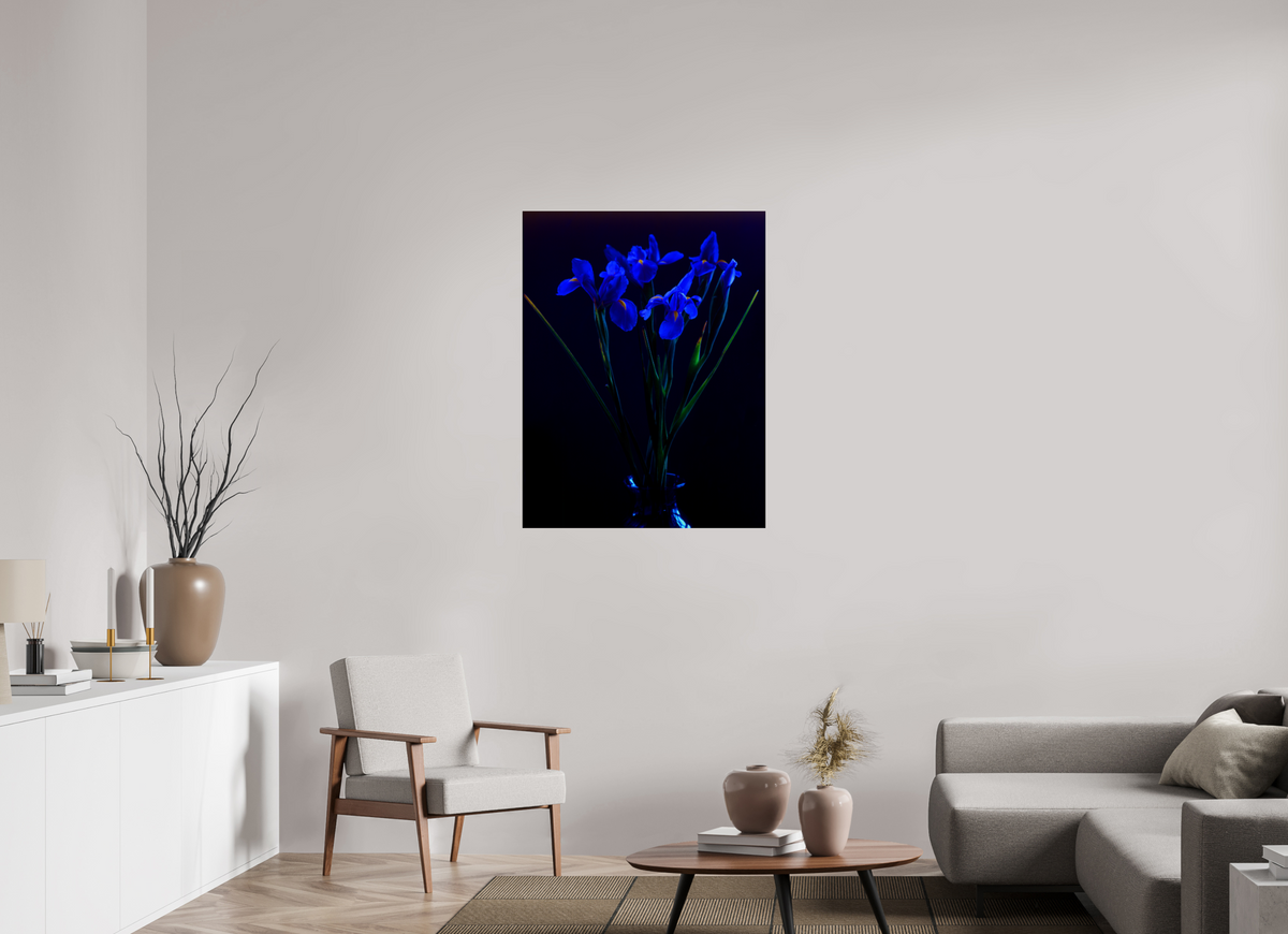31 x 40.4″, Photo Print Under Acrylic Glass Blue