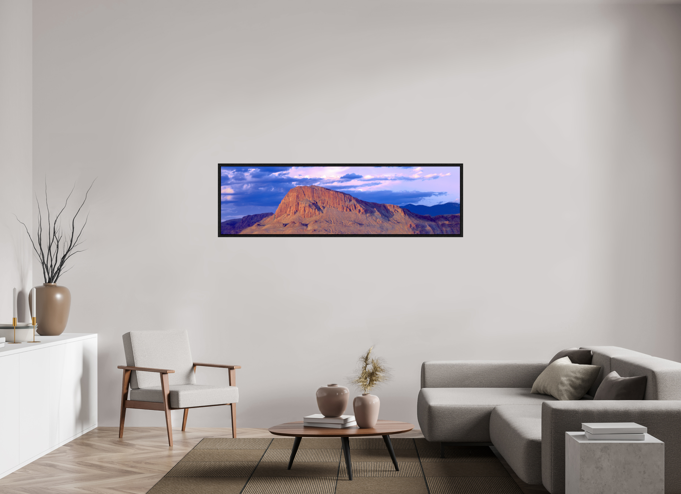 70.6 x 20″, Floater Frame Outskirts of Study butte