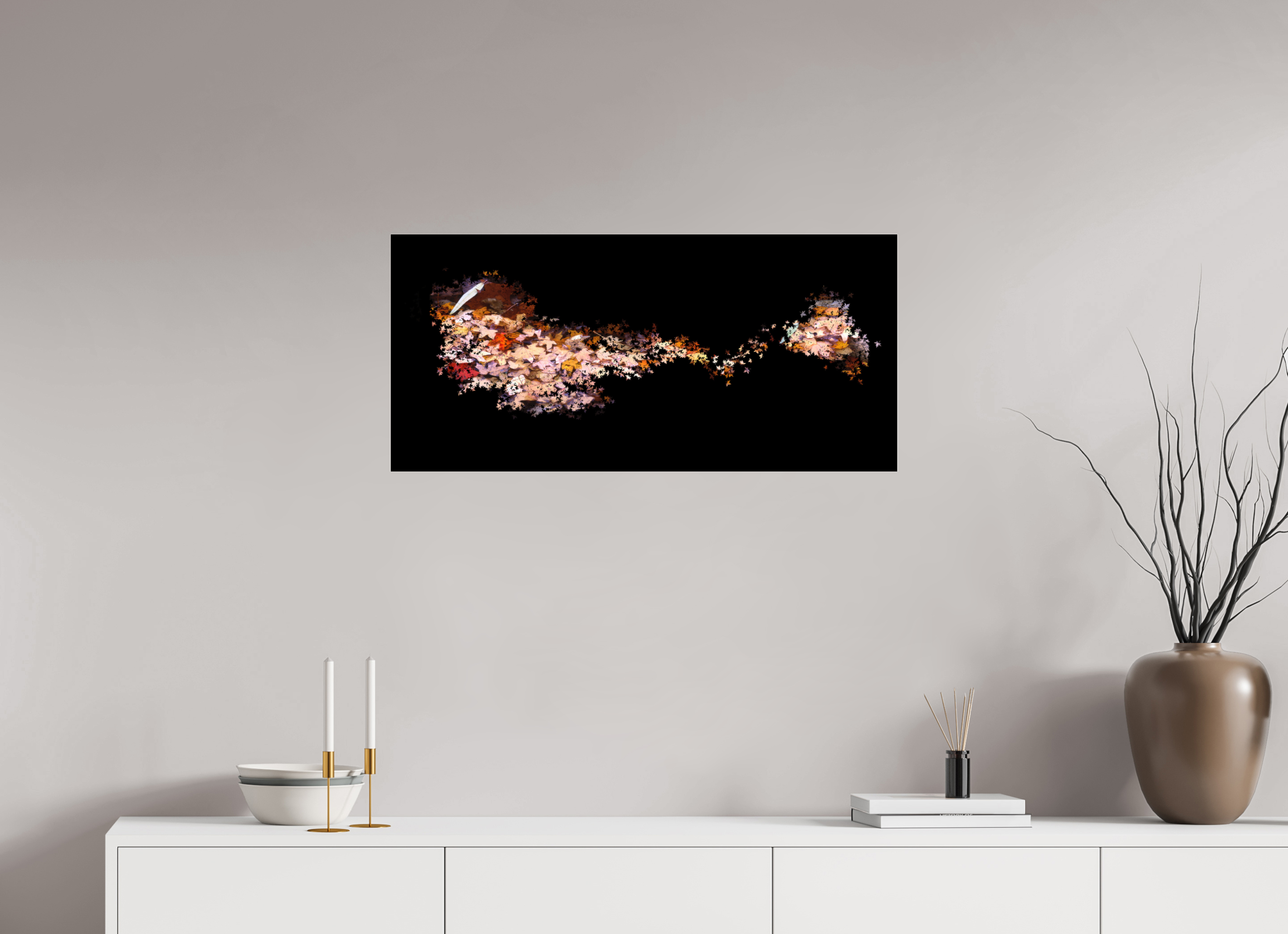 34.1 x 16″, Photo Print Under Acrylic Glass Fall