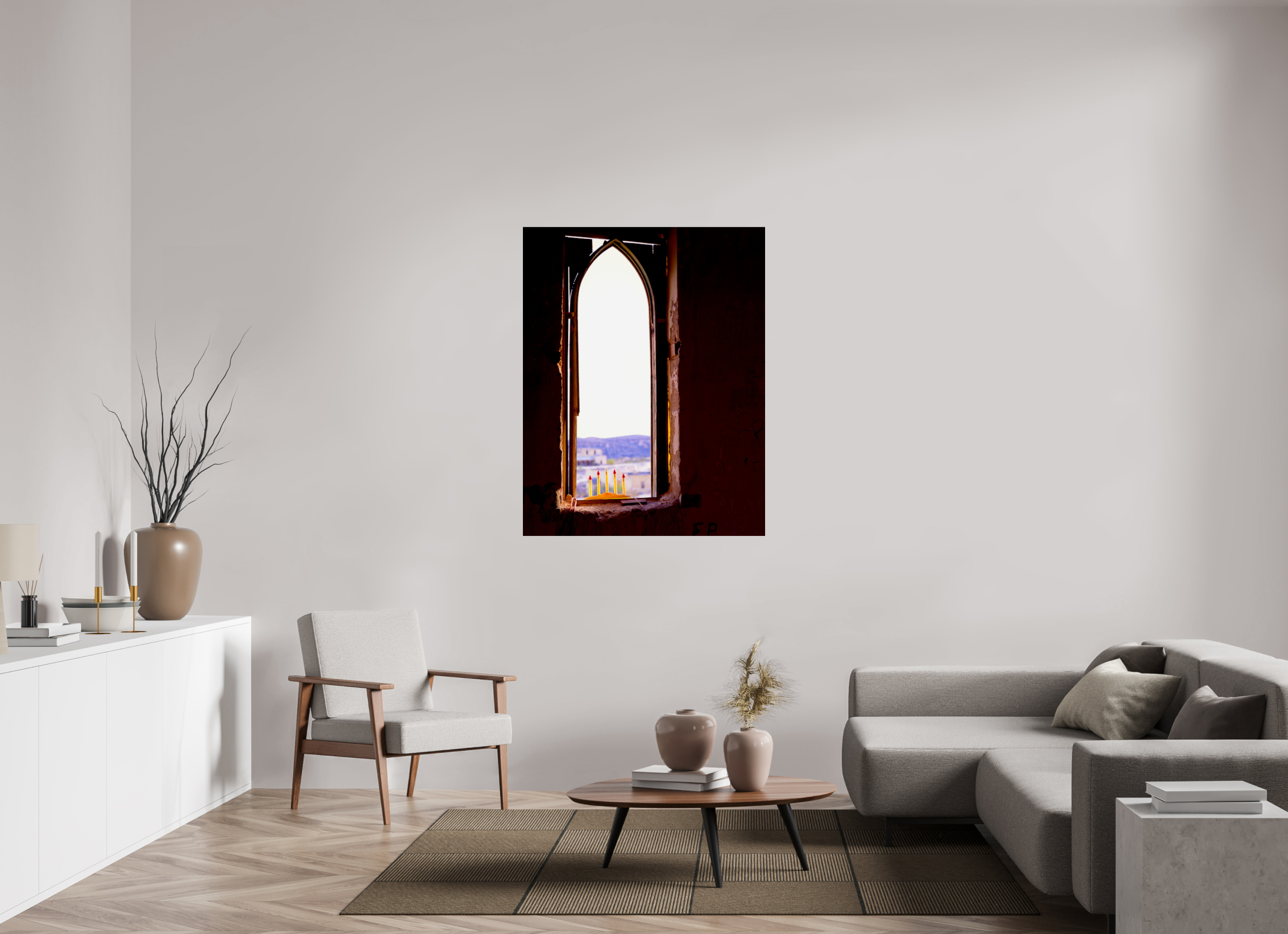 39 x 49.8″, Photo Print On Fuji Crystal DP II Window Terlingua Church