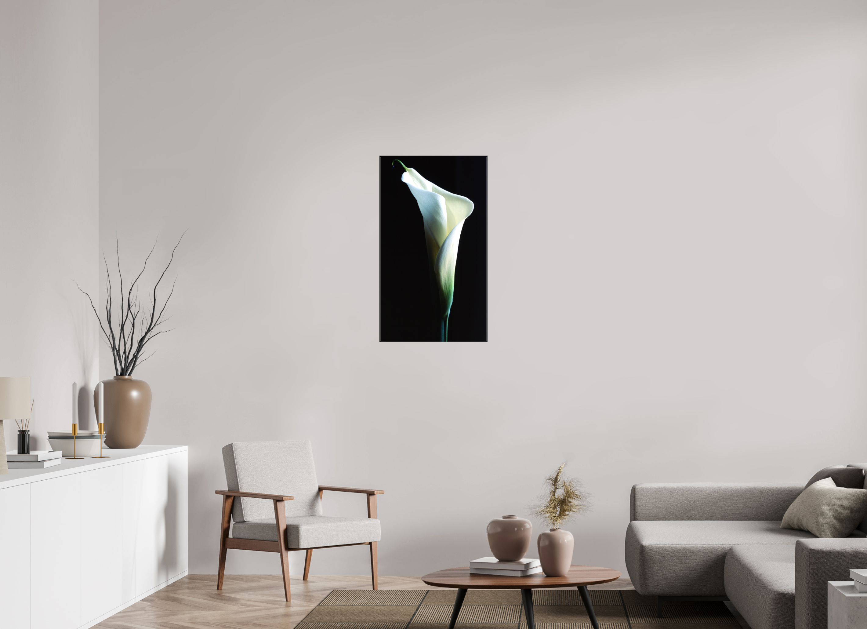 20 x 34.8″, Canvas Calla Lilly