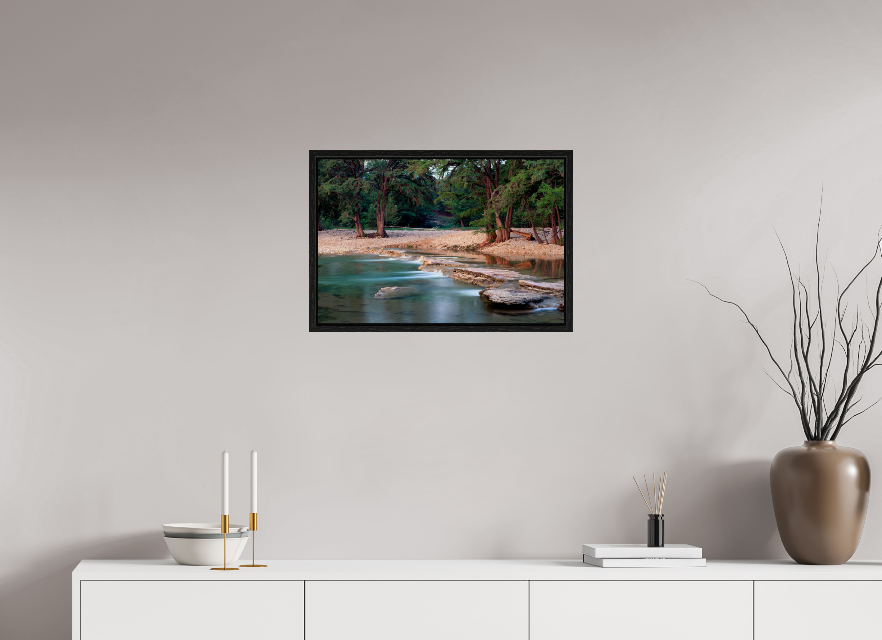 24 x 16″, Floater Frame The crossing