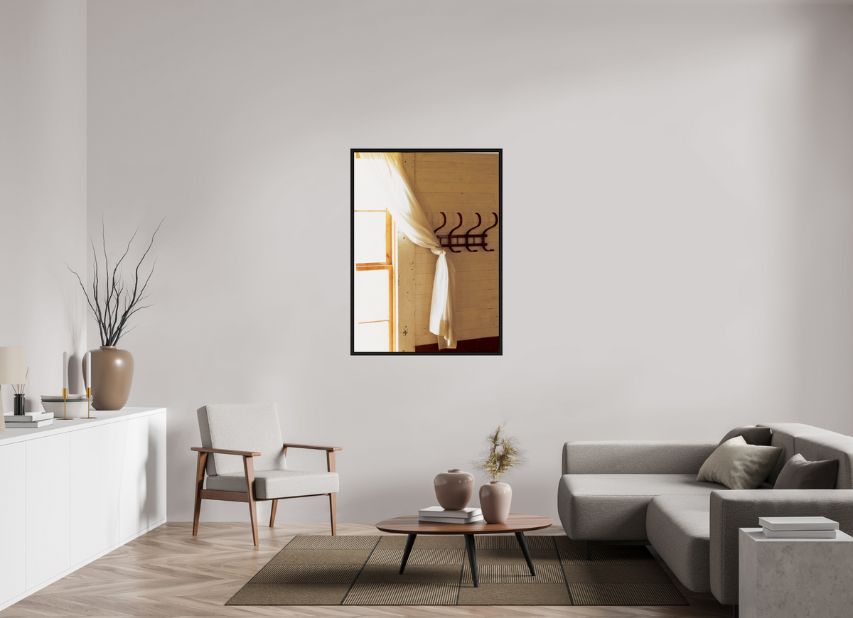 35 x 48.3″, Floater Frame East Light