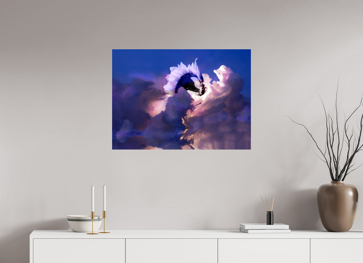 33.2 x 24″, Photo Print Under Acrylic Glass Sunflower Creation