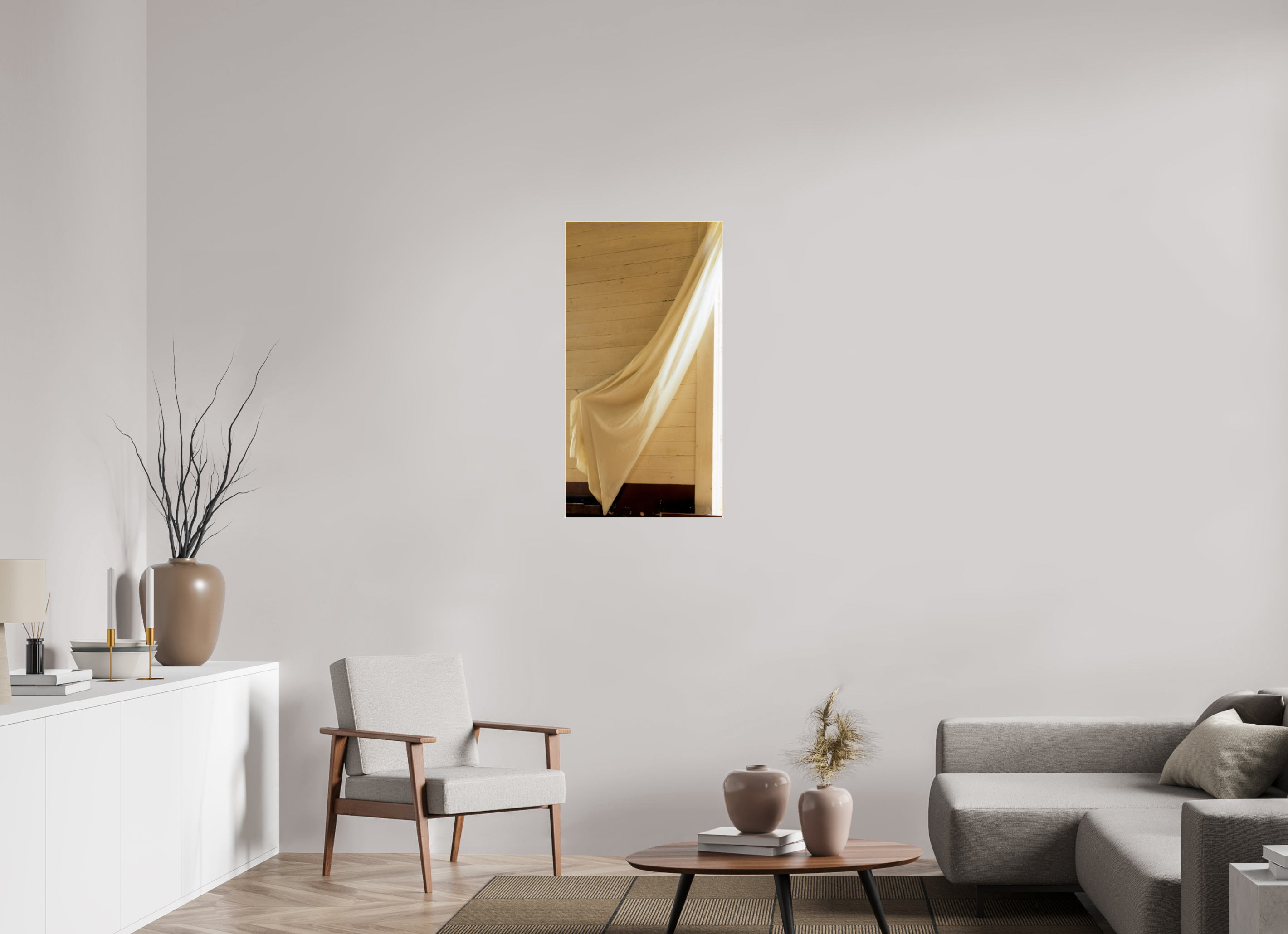 20 x 37.7″, Photo Print Under Acrylic Glass Sash