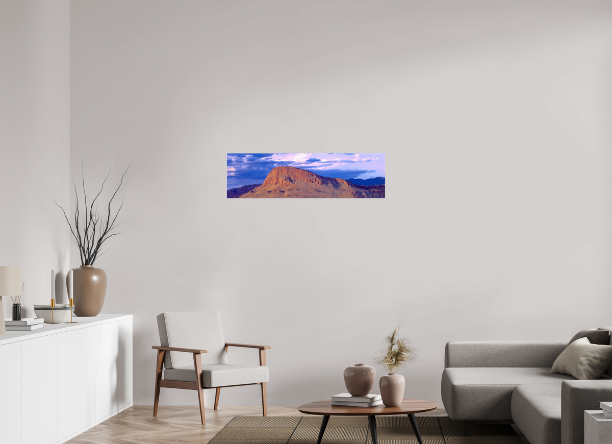 42.4 x 12″, Photo Print Under Acrylic Glass Outskirts of Study butte