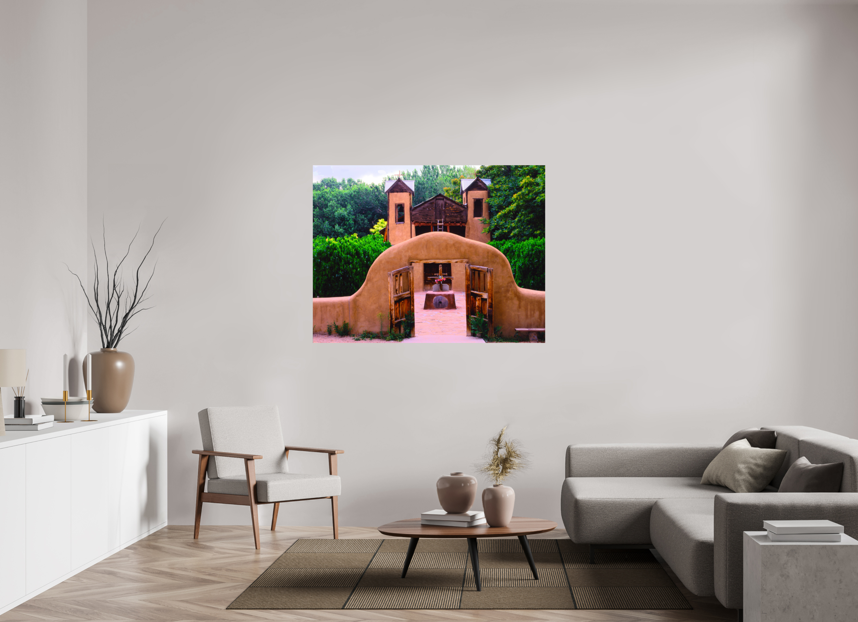 56.2 x 43″, Photo Print On Fuji Crystal DP II El Santuario De Chimaýo