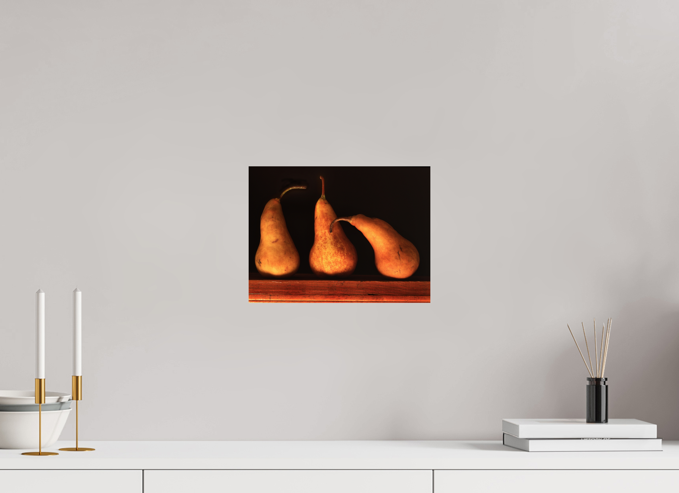 12 x 9″, Photo Print On Fuji Crystal DP II Three Pears