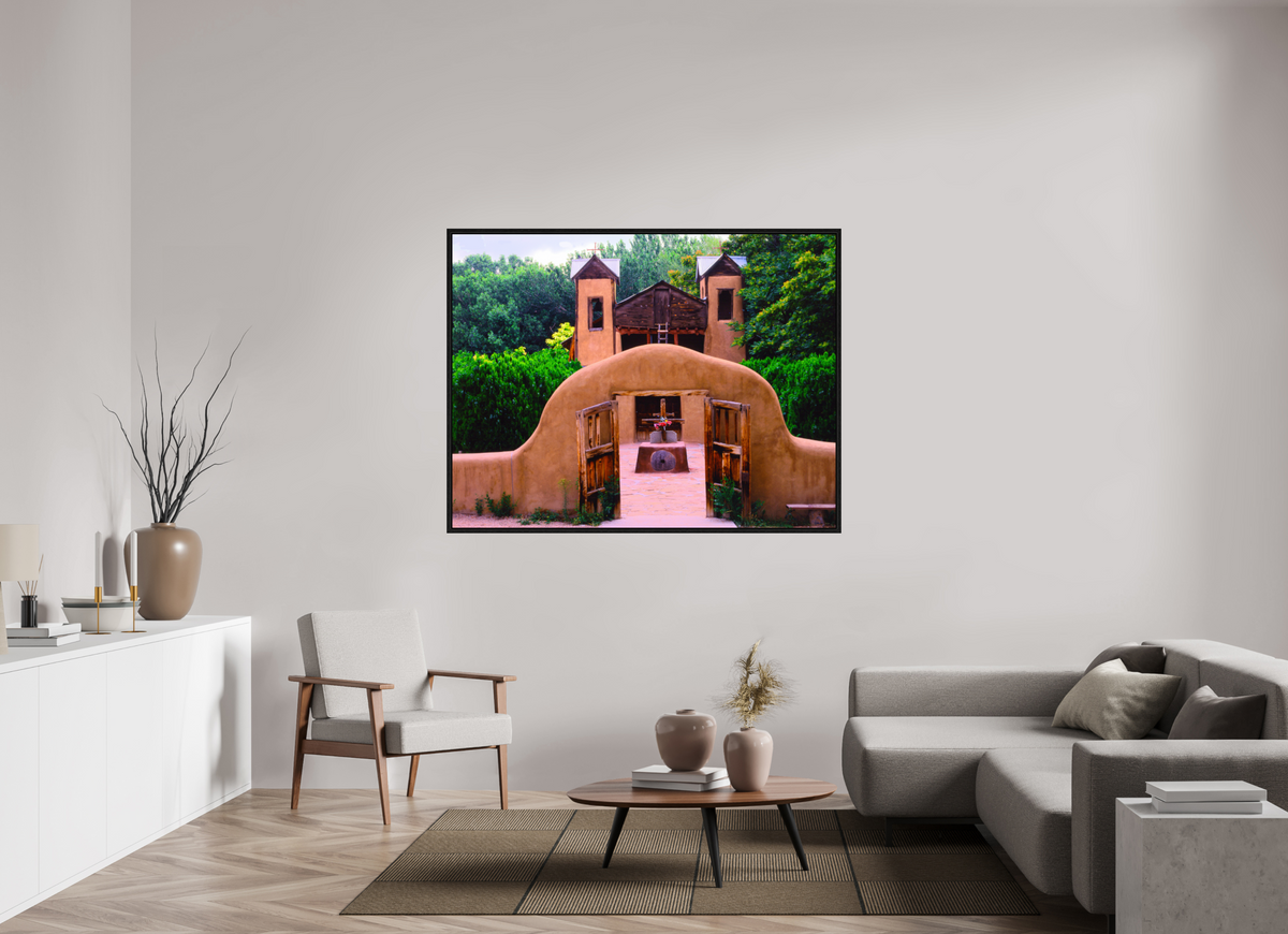 61.4 x 47″, Floater Frame El Santuario De Chimaýo