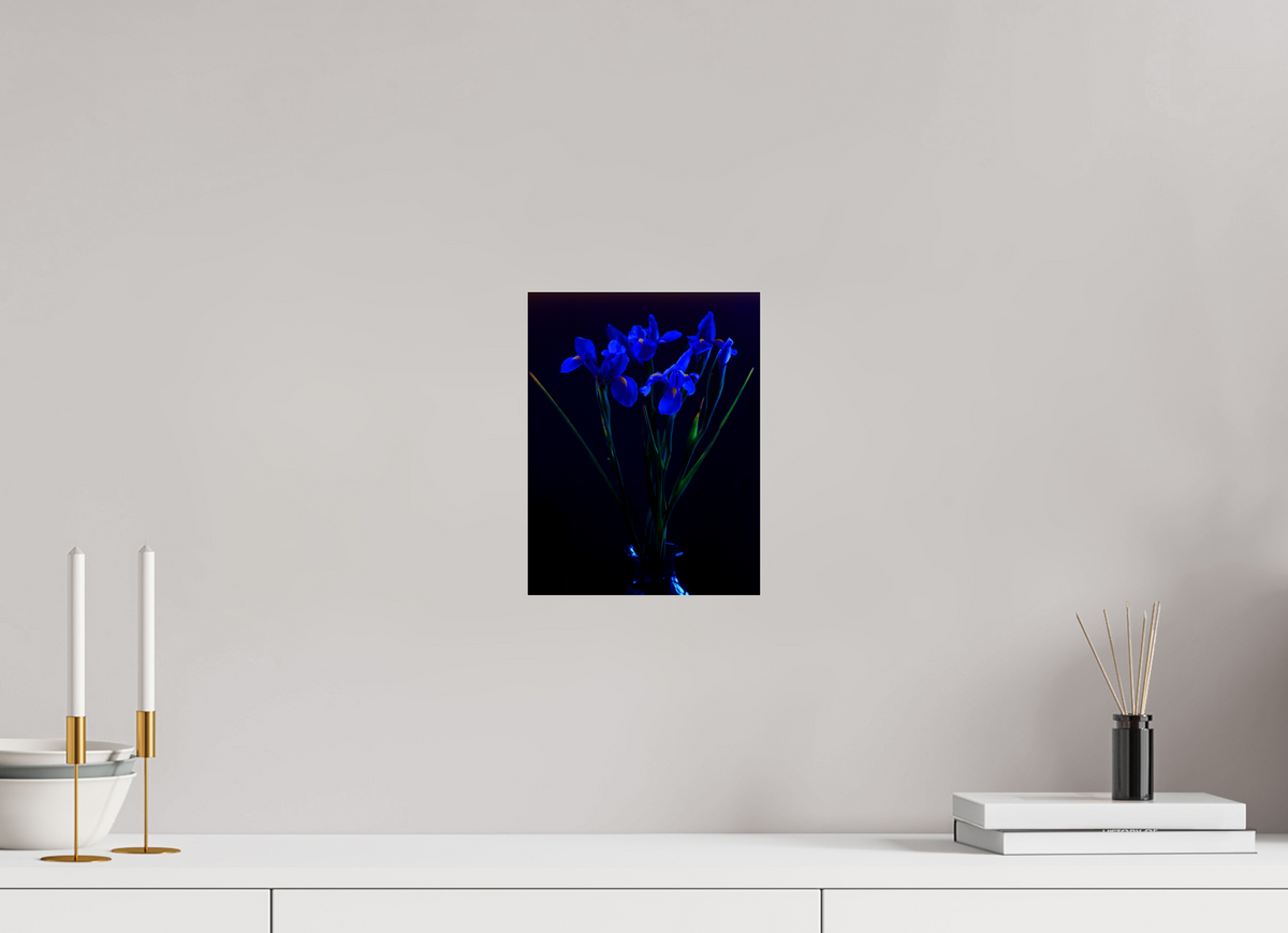 8 x 10.4″, Photo Print Under Acrylic Glass Blue