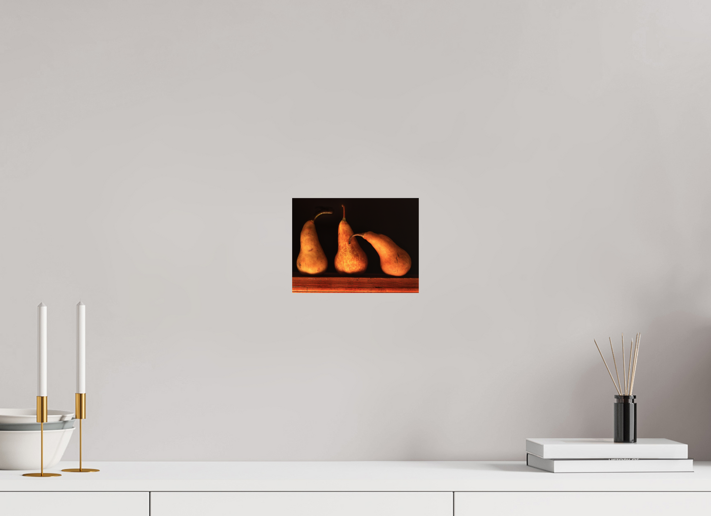 8 x 6″, Photo Print On Fuji Crystal DP II Three Pears