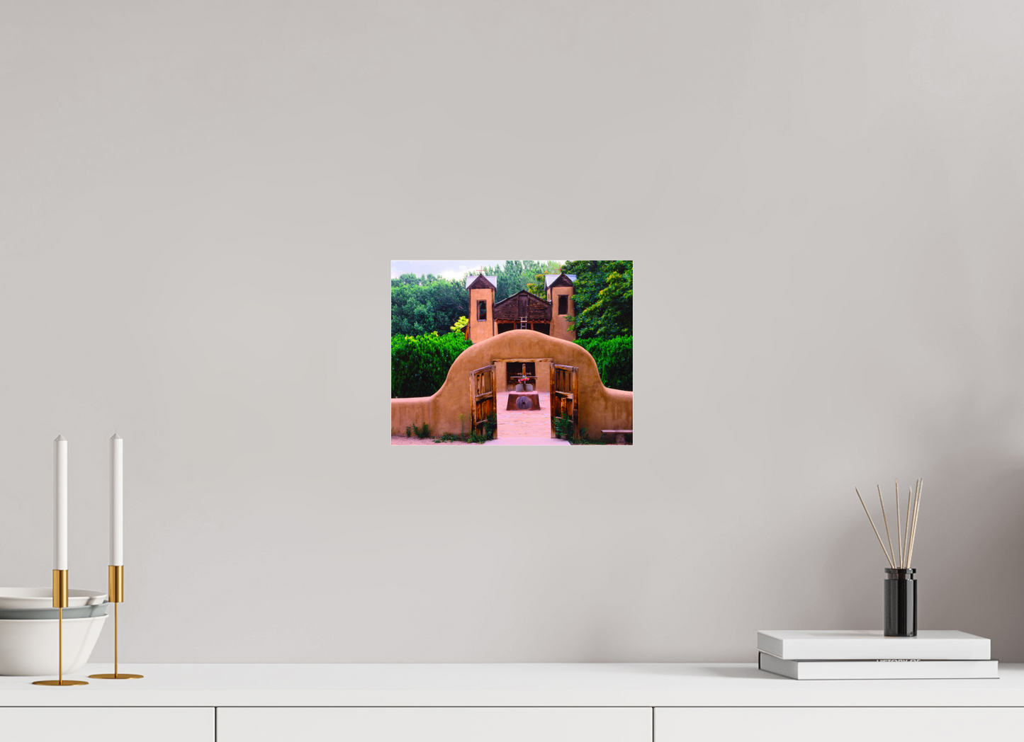 10.4 x 8″, Photo Print Under Acrylic Glass El Santuario De Chimaýo