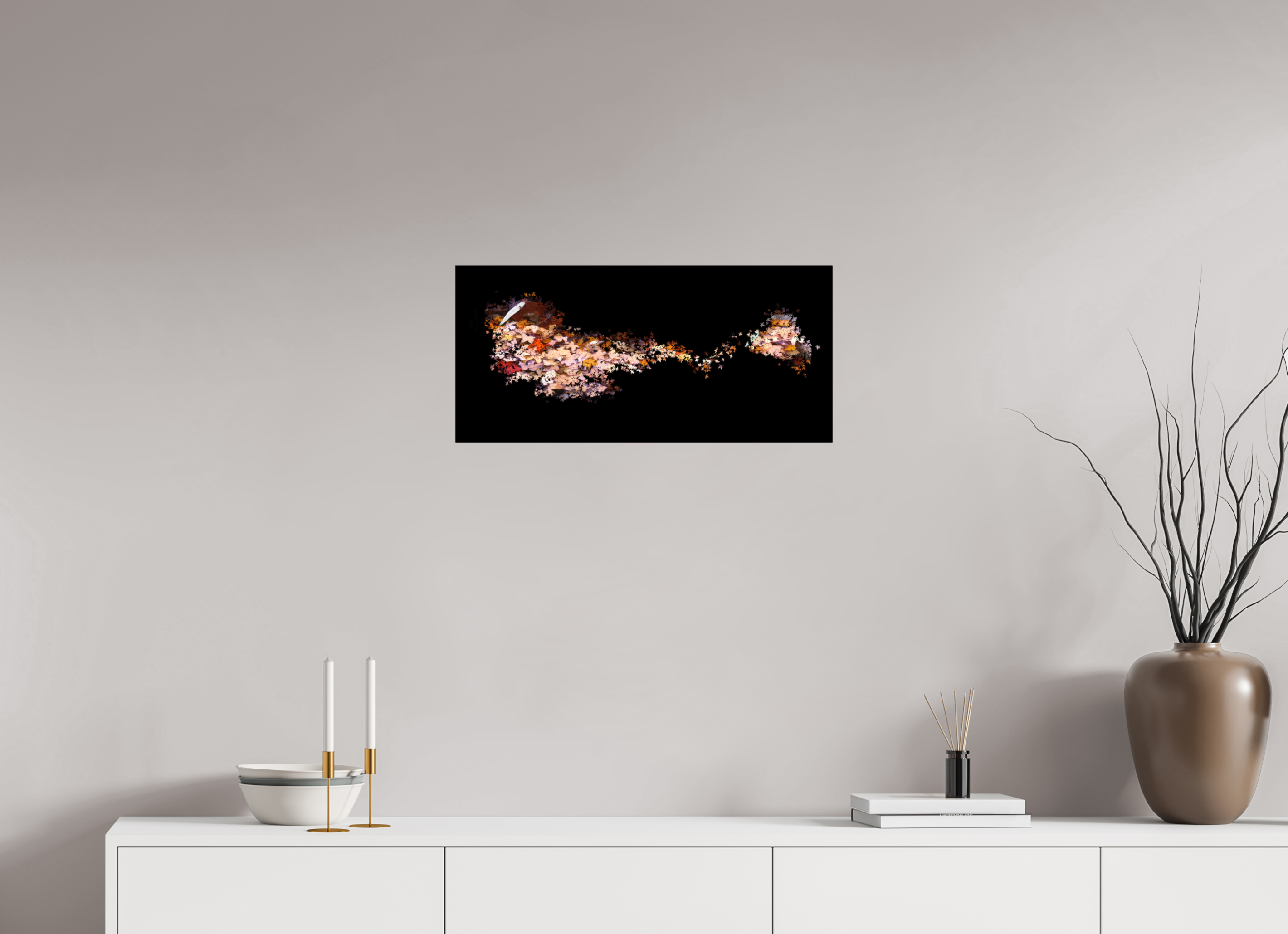 25.6 x 12″, Photo Print On Fuji Crystal DP II Fall
