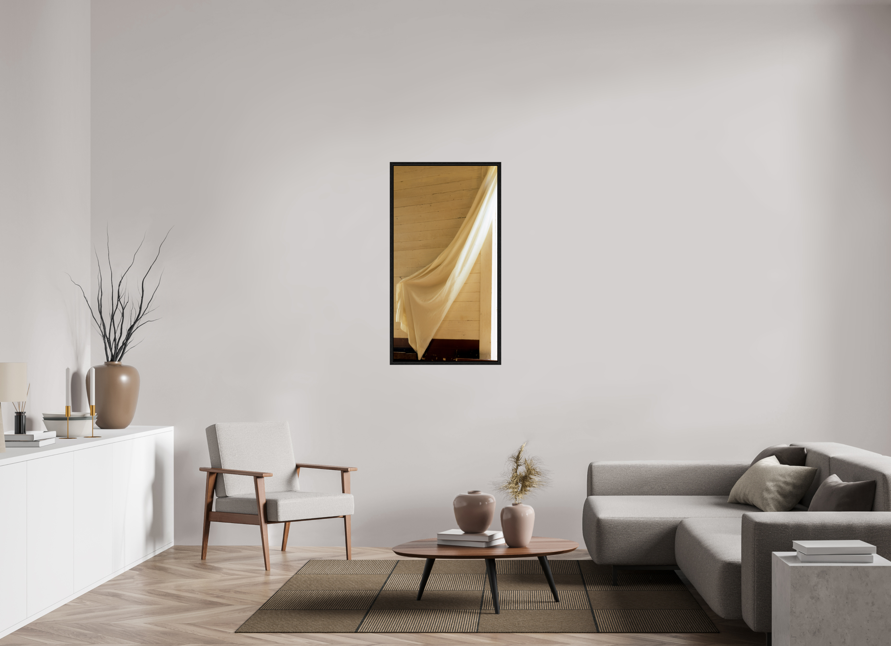24 x 45.2″, Floater Frame Sash