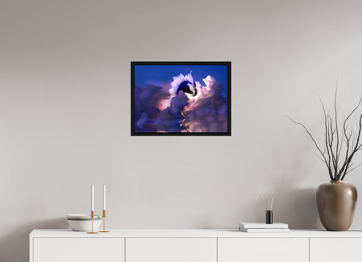22.1 x 16″, Floater Frame Sunflower Creation