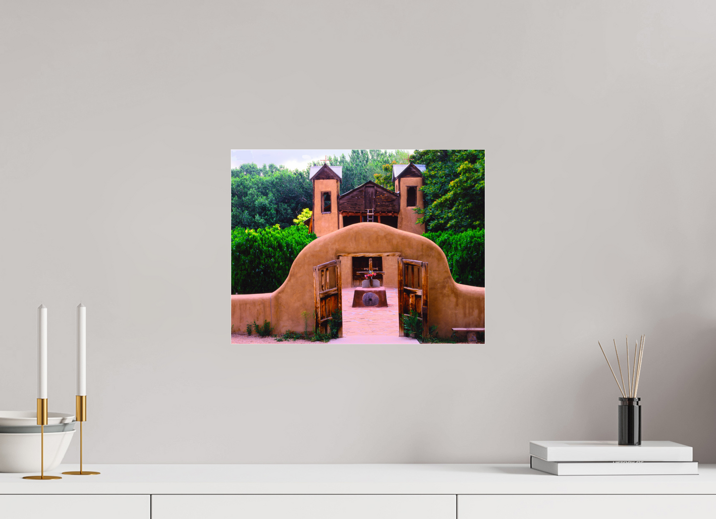 15.7 x 12″, Photo Print Under Acrylic Glass El Santuario De Chimaýo