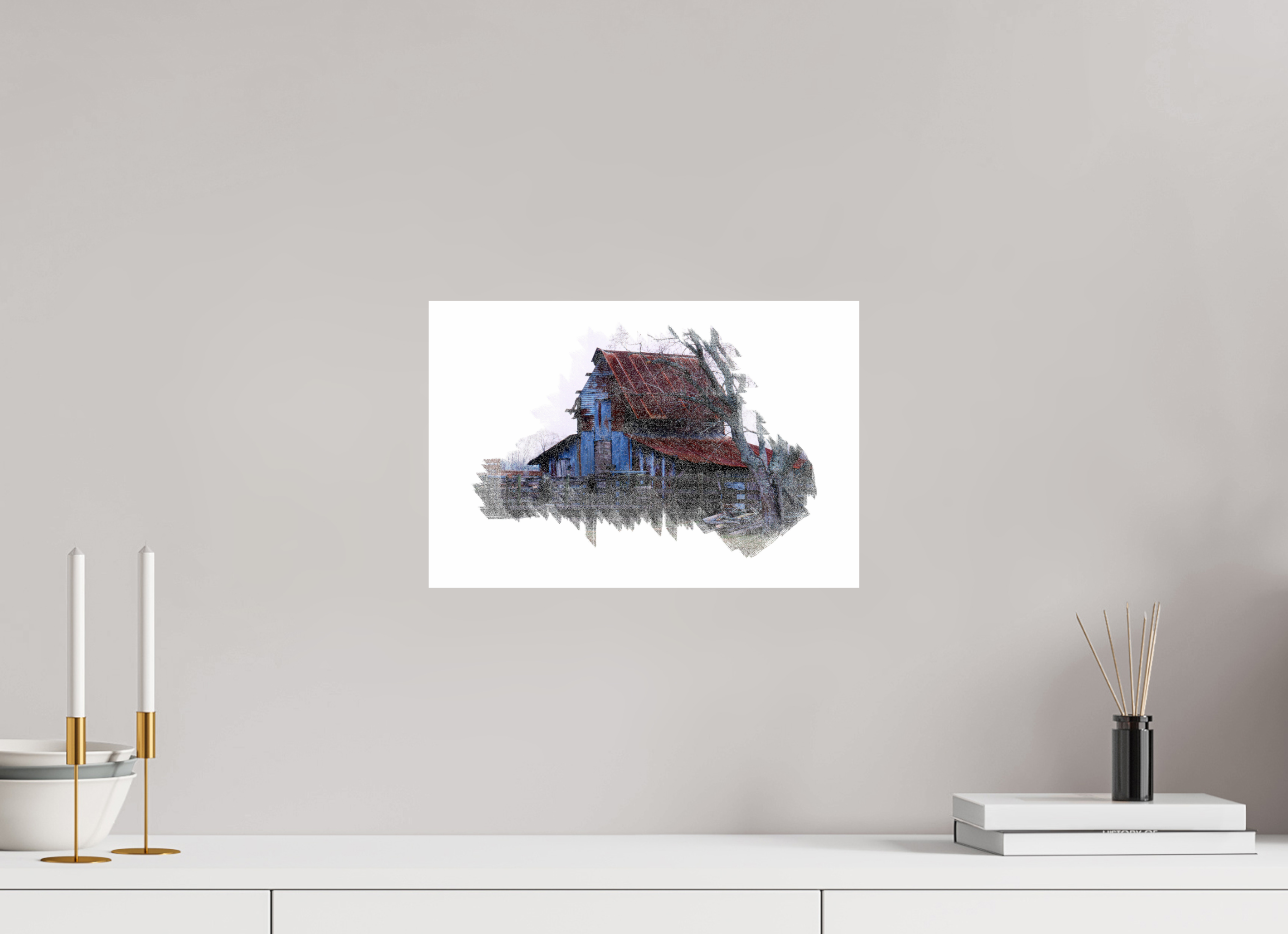 15 x 10″, Photo Print On Fuji Crystal DP II Barn