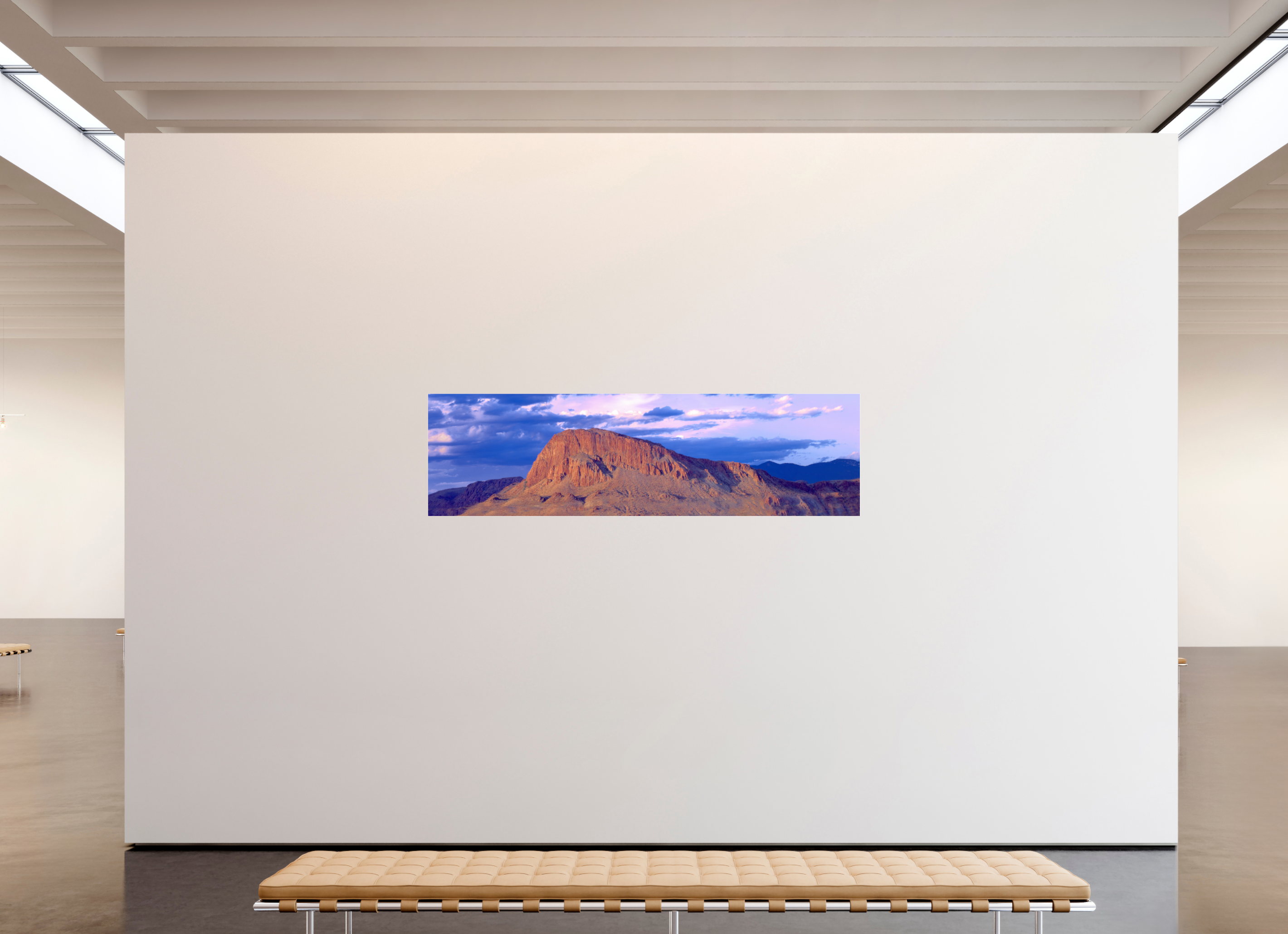 84.7 x 24″, Photo Print Under Acrylic Glass Outskirts of Study butte