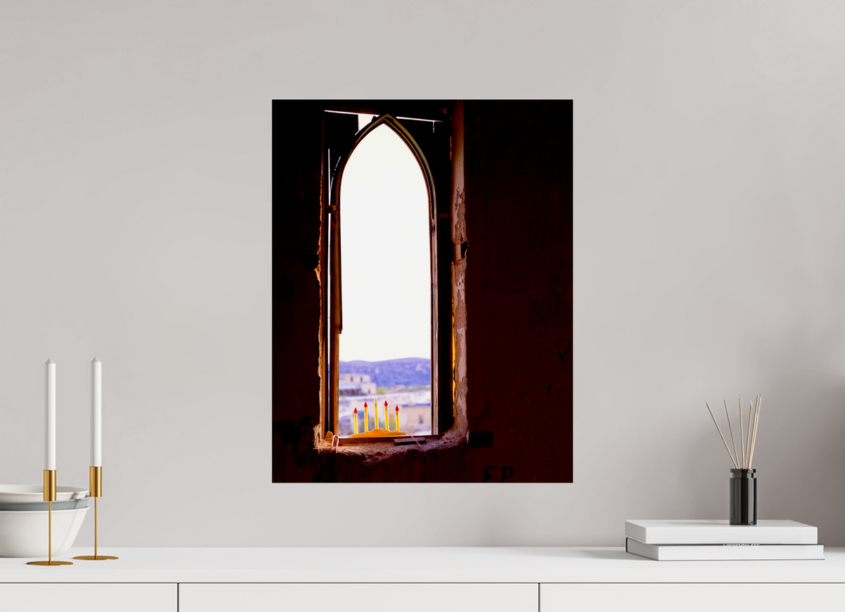 16 x 20.4″, Photo Print On Fuji Crystal DP II Window Terlingua Church