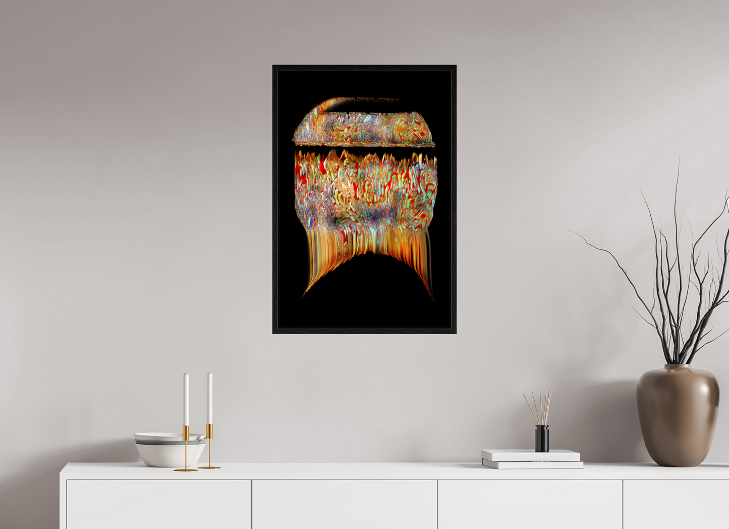 20 x 30″, Floater Frame Tiffany