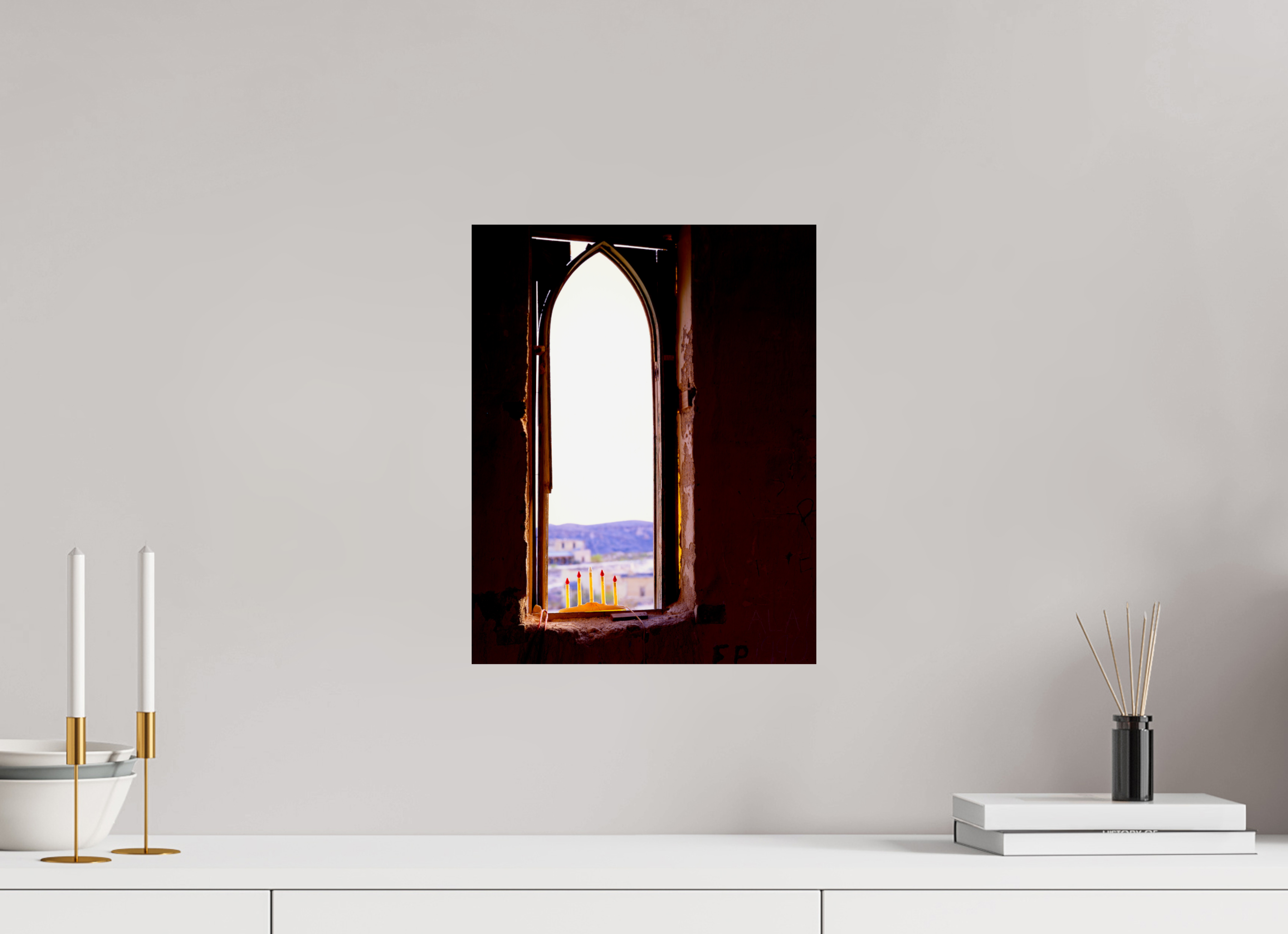 12 x 15.3″, Photo Print On Fuji Crystal DP II Window Terlingua Church