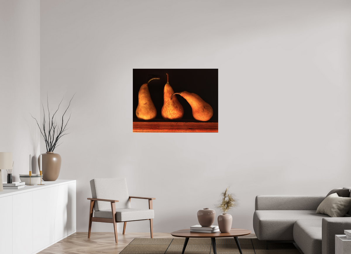 40 x 30″, Photo Print On Fuji Crystal DP II Three Pears