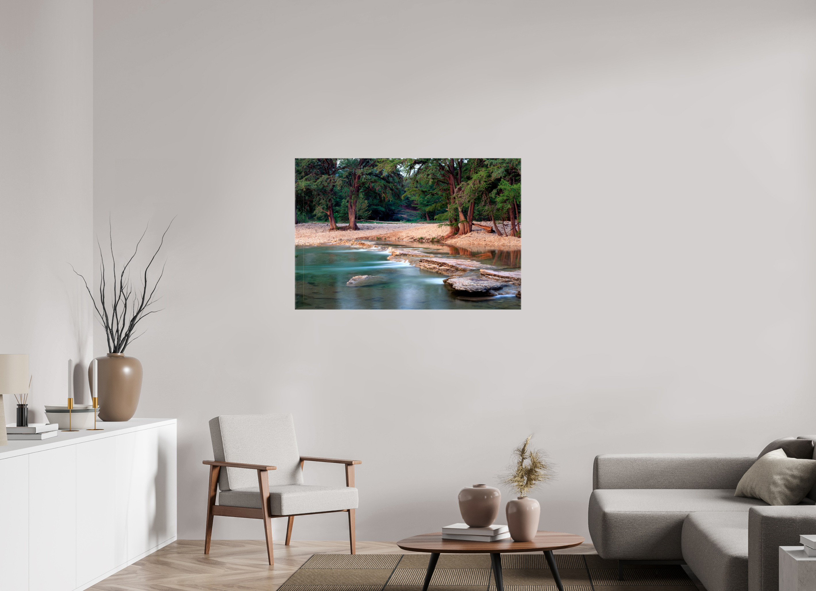 45 x 30″, Canvas The crossing