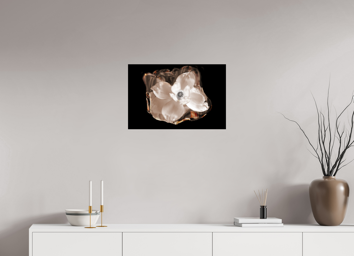 24 x 16″, Photo Print Under Acrylic Glass Magnolia Selenium