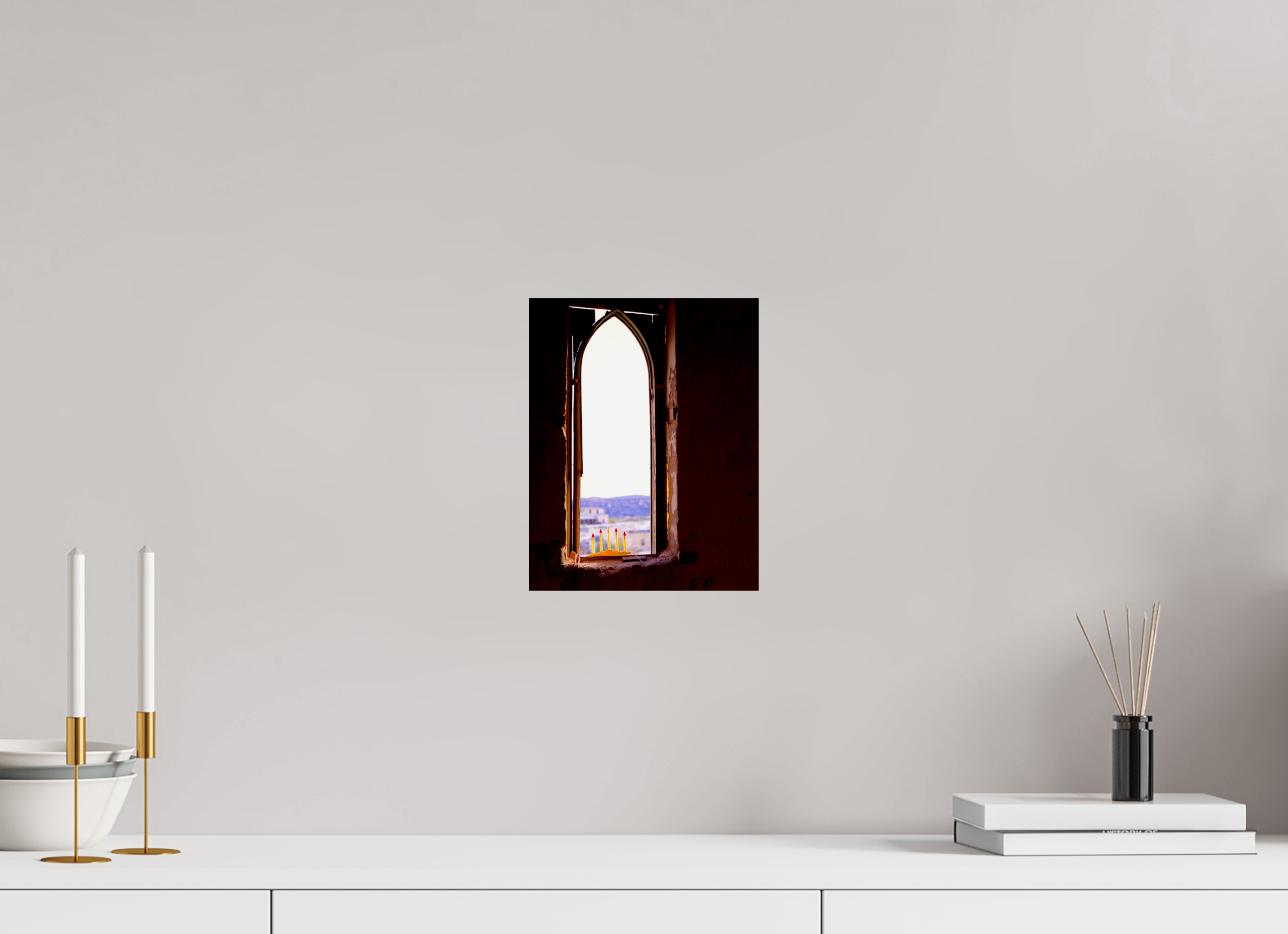8 x 10.2″, Photo Print On Fuji Crystal DP II Window Terlingua Church