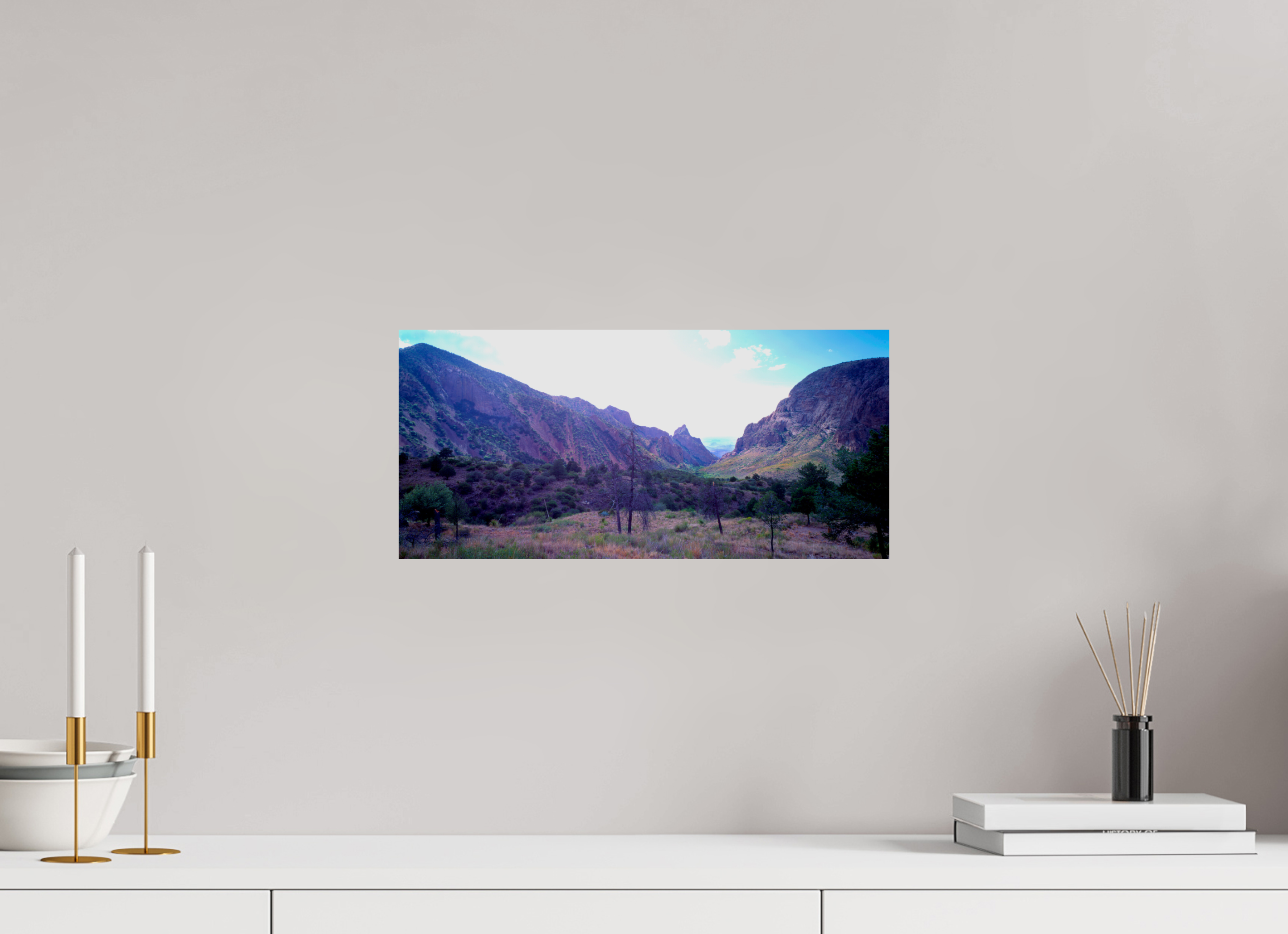 17.1 x 8″, Photo Print On Fuji Crystal DP II The window Big Bend national park