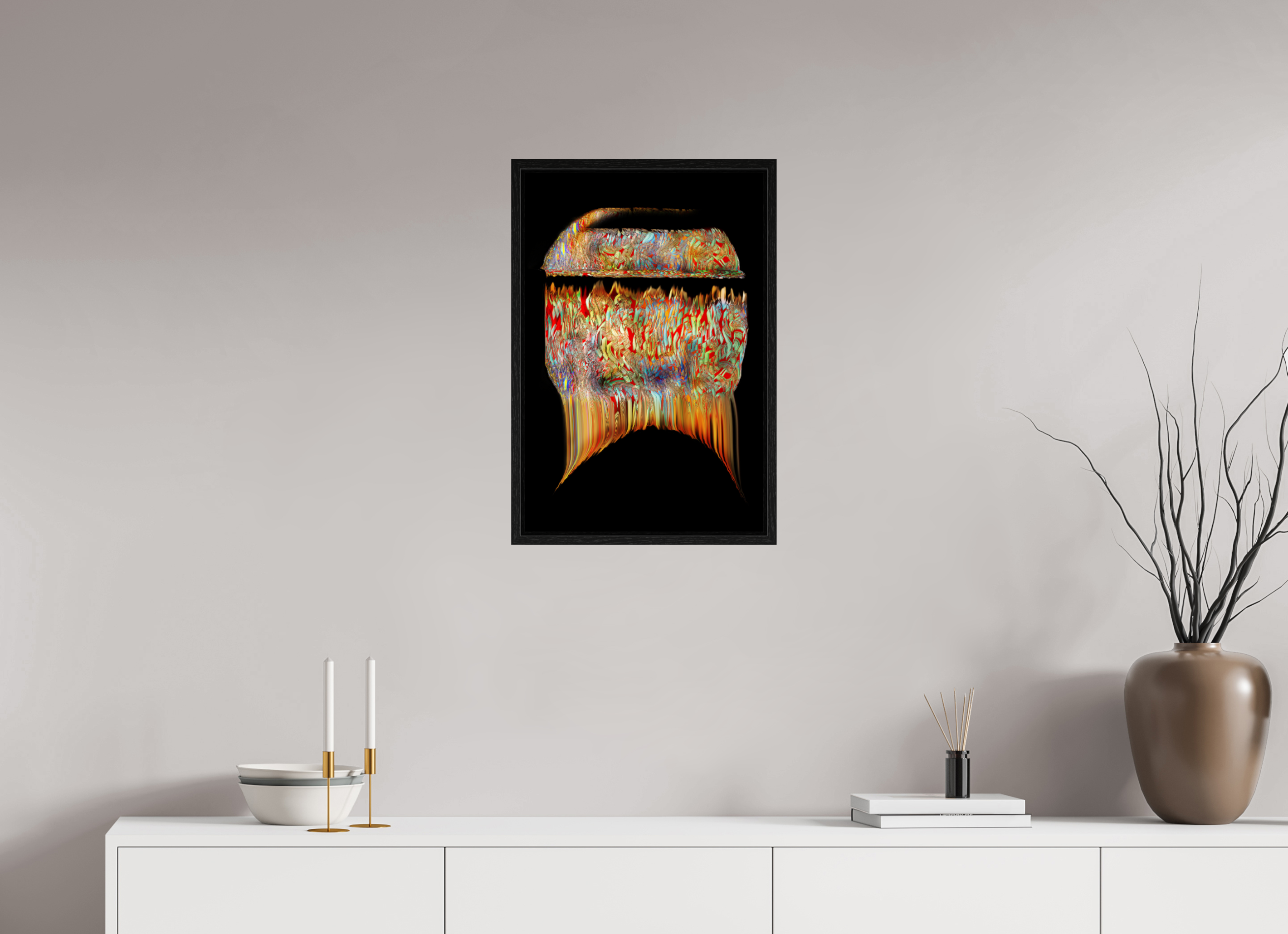 16 x 24″, Floater Frame Tiffany