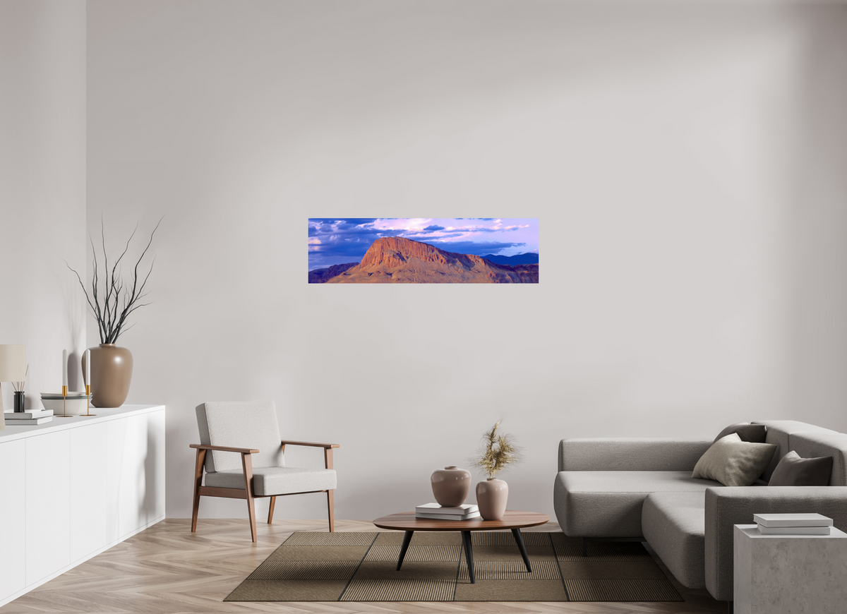 56.5 x 16″, Photo Print On Fuji Crystal DP II Outskirts of Study butte