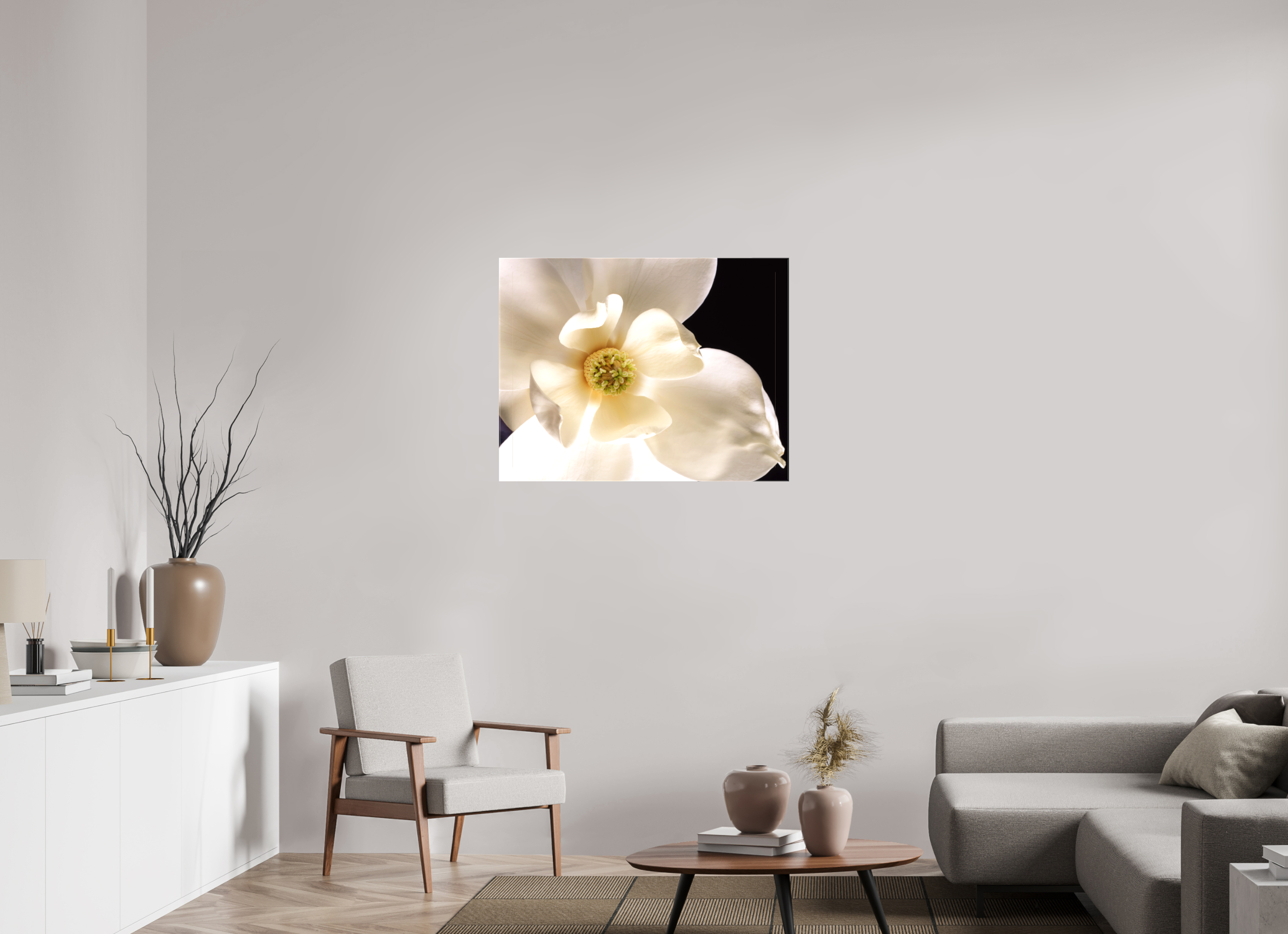 36.5 x 28″, Canvas Magnolia
