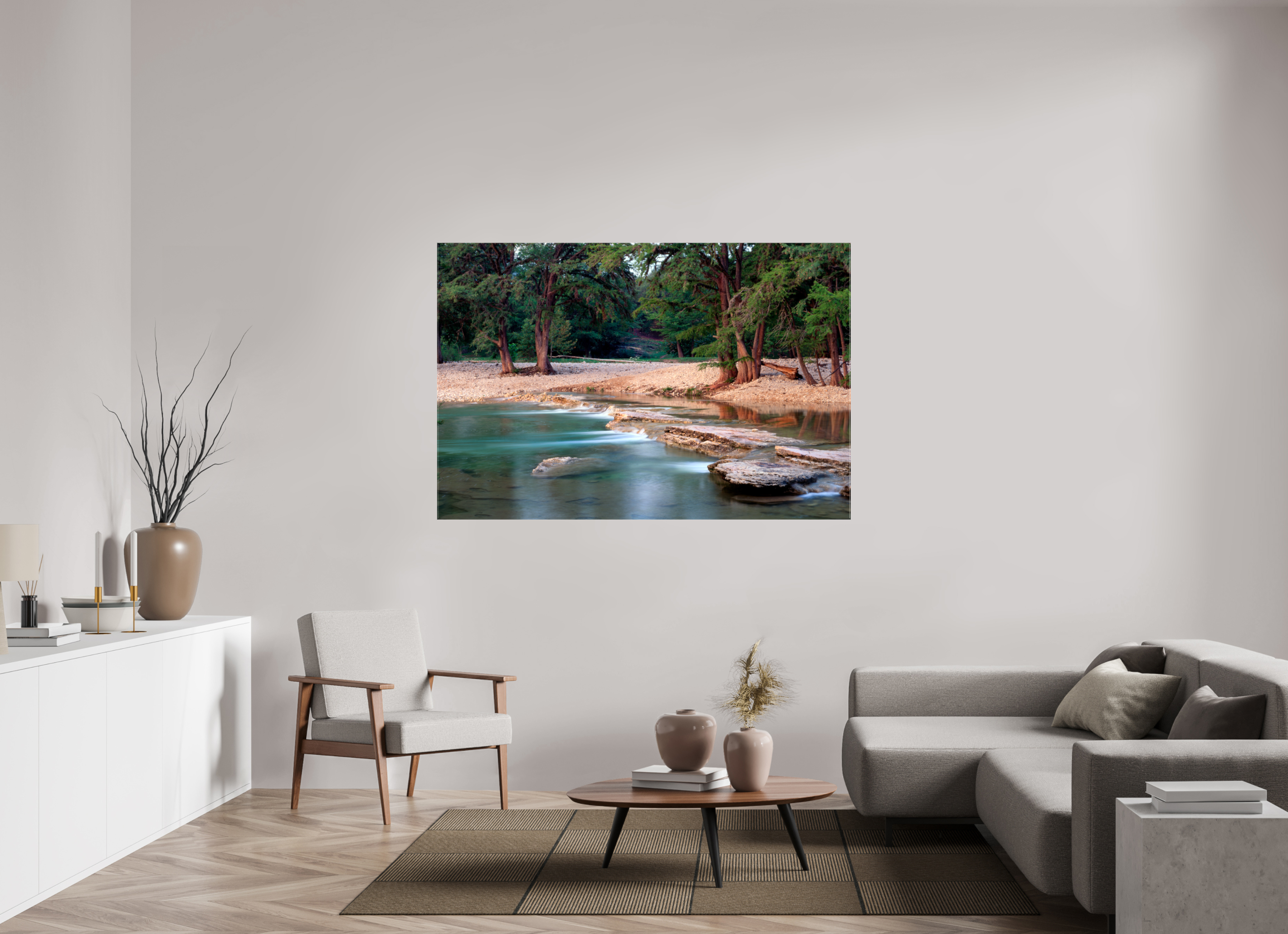 66 x 44″, Canvas The crossing