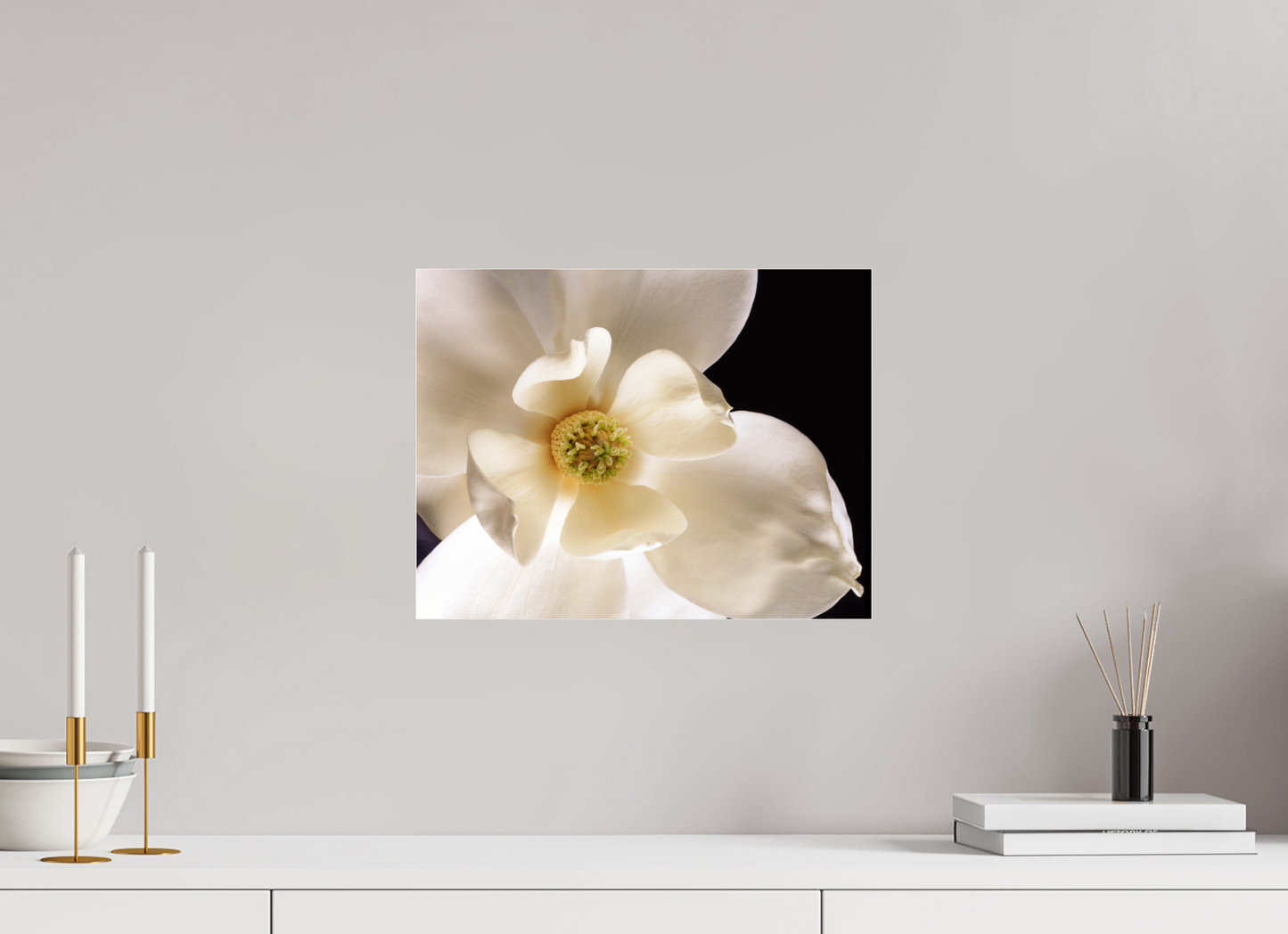 15.6 x 12″, Photo Print Under Acrylic Glass Magnolia