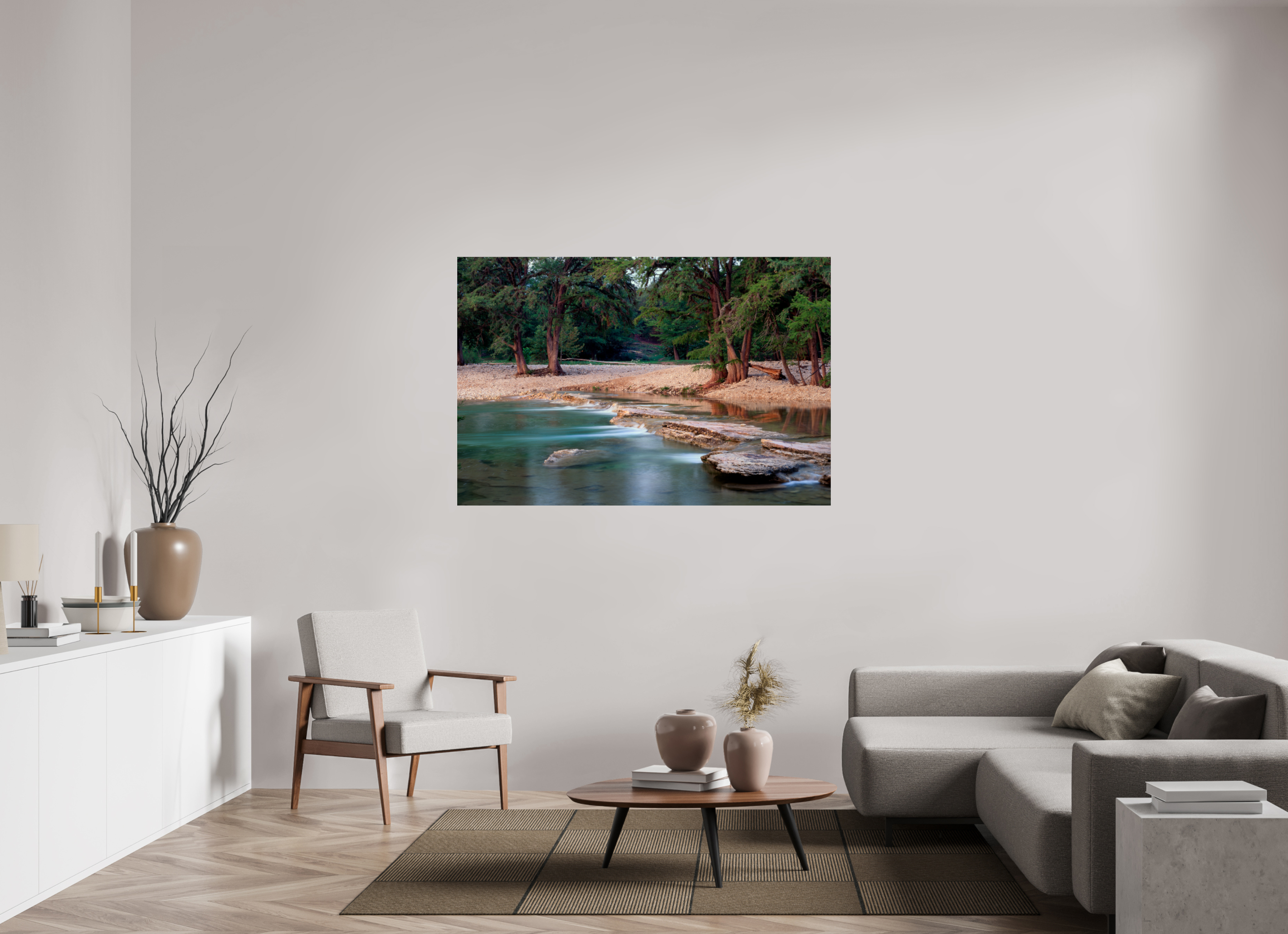 60 x 40″, Photo Print Under Acrylic Glass The crossing