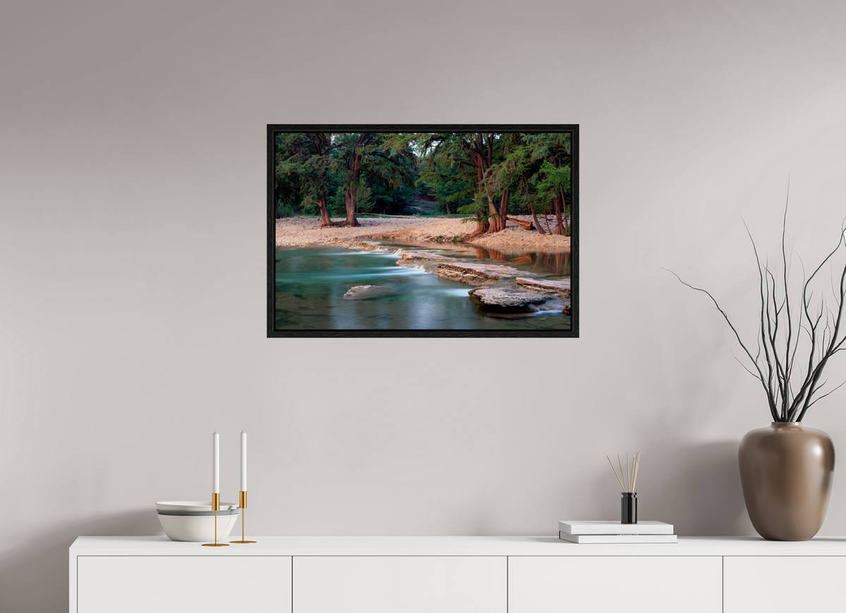 30 x 20″, Floater Frame The crossing