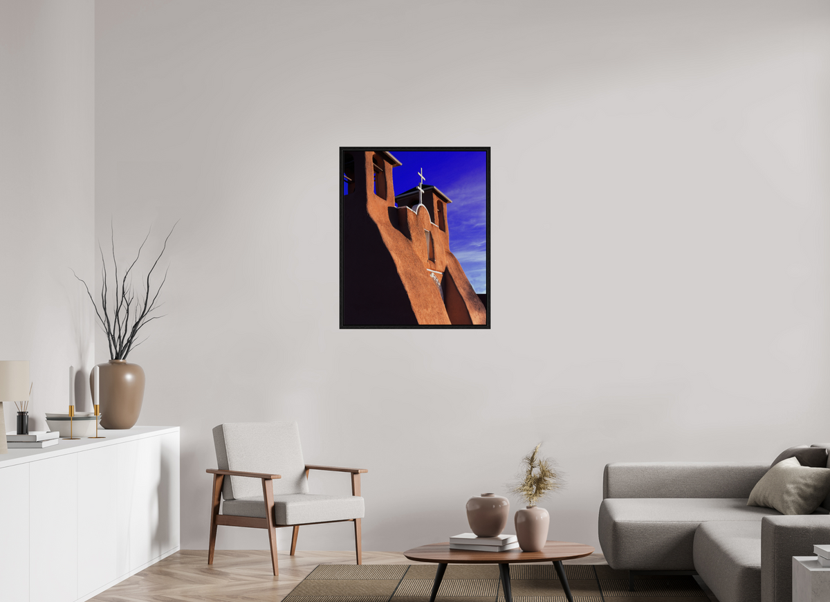 28 x 34.1″, Floater Frame St Francis