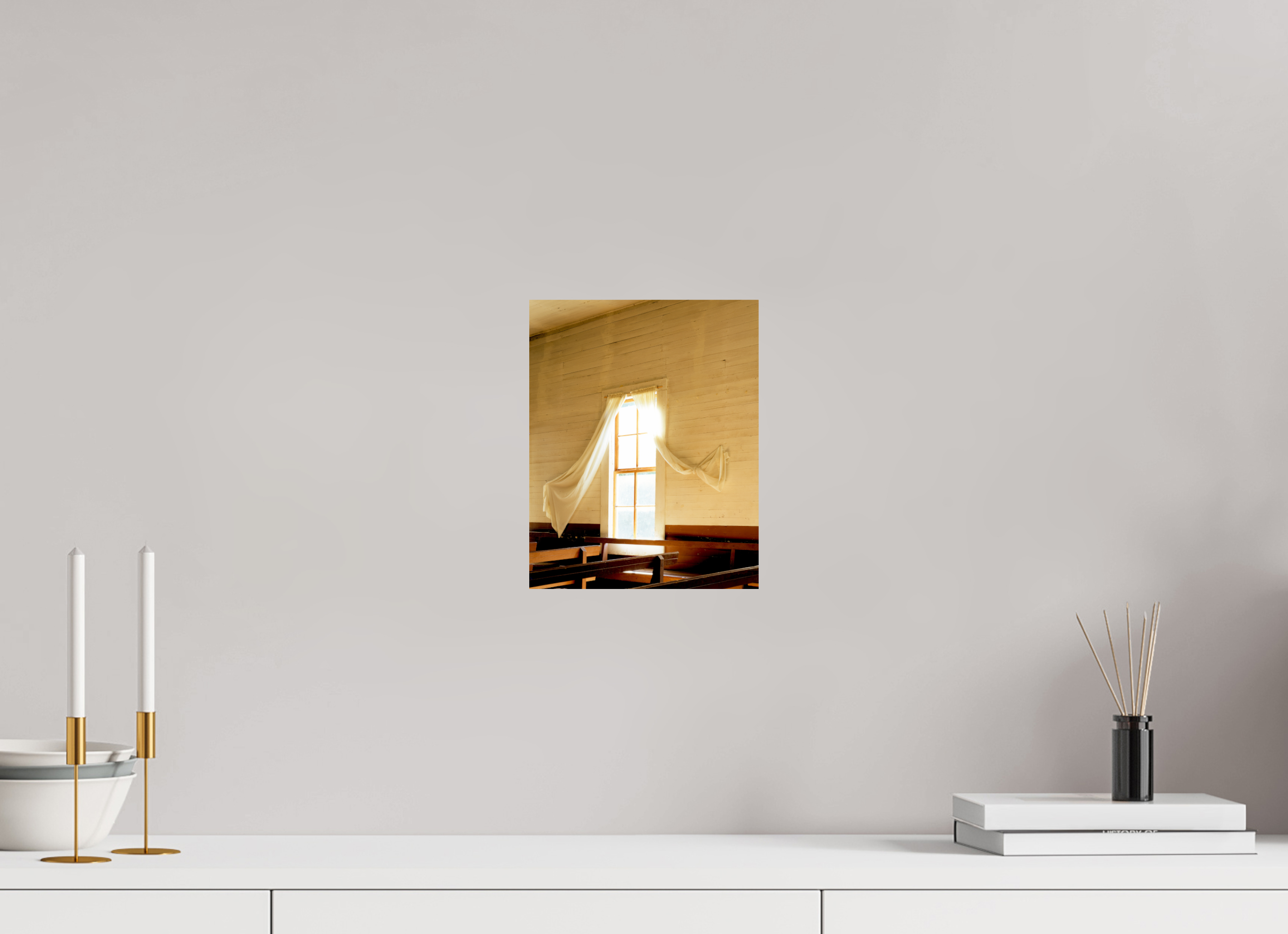 8 x 10.1″, Photo Print On Fuji Crystal DP II Church Window Fred Texas