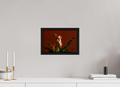 12.2 x 8″, Floater Frame A study in Peach
