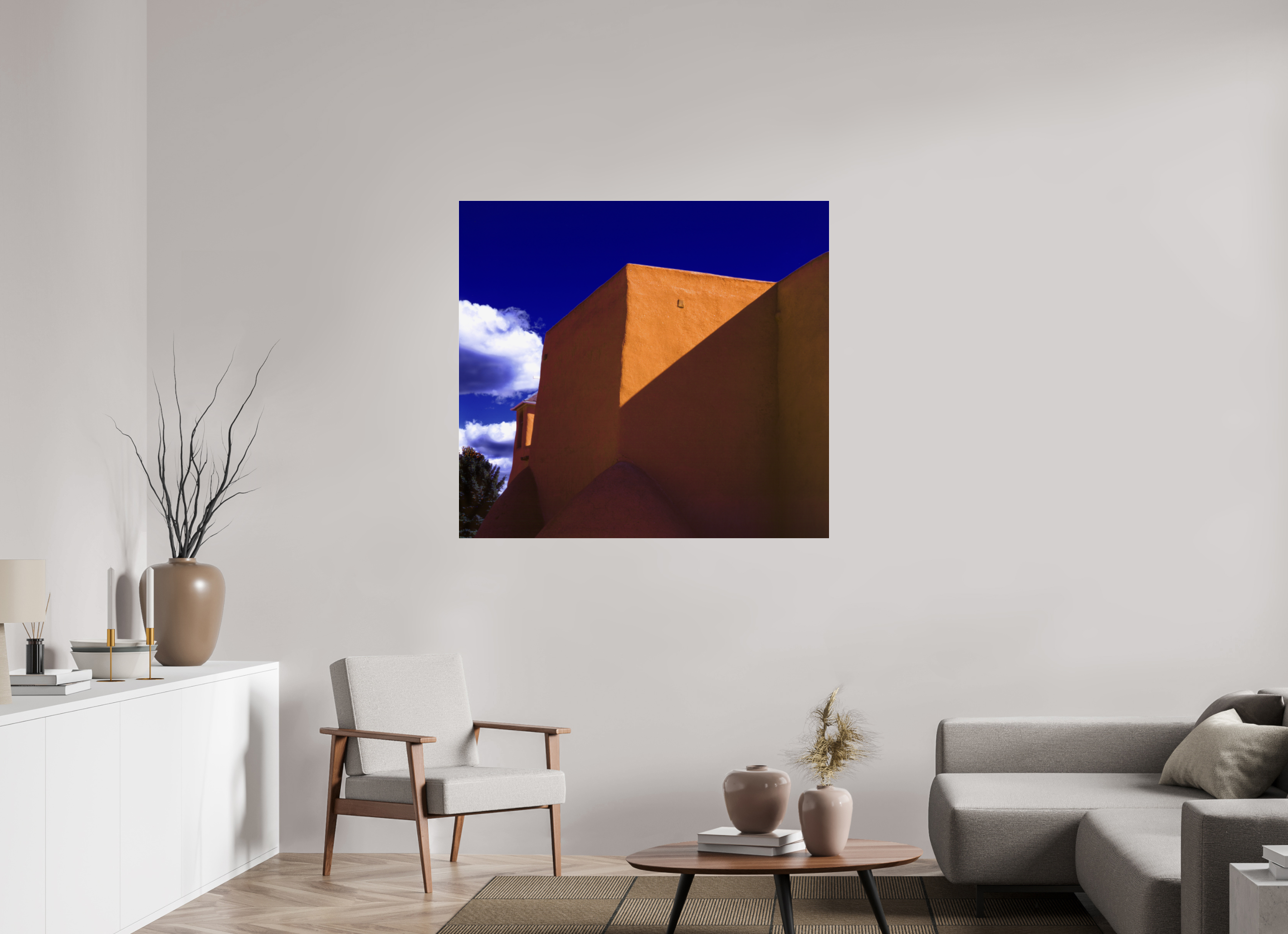 47.1 x 43″, Photo Print Under Acrylic Glass Adobe